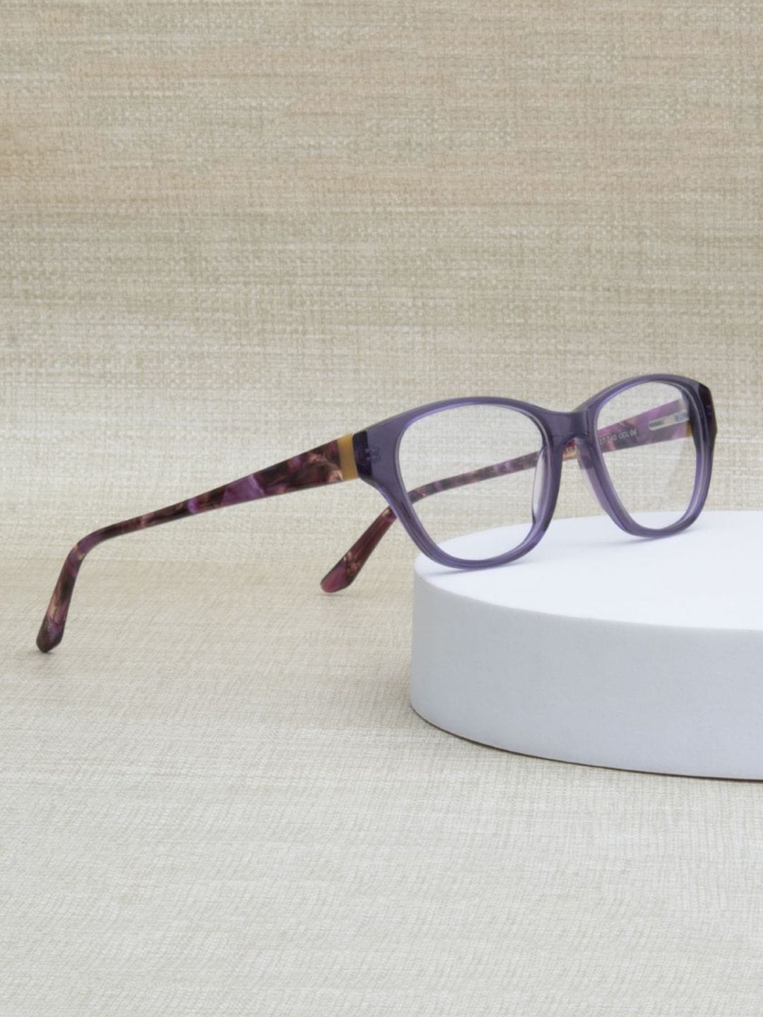 Ted Smith Women Purple Luxury Acetate Full Rim Cat Eye Frames Myntra sale