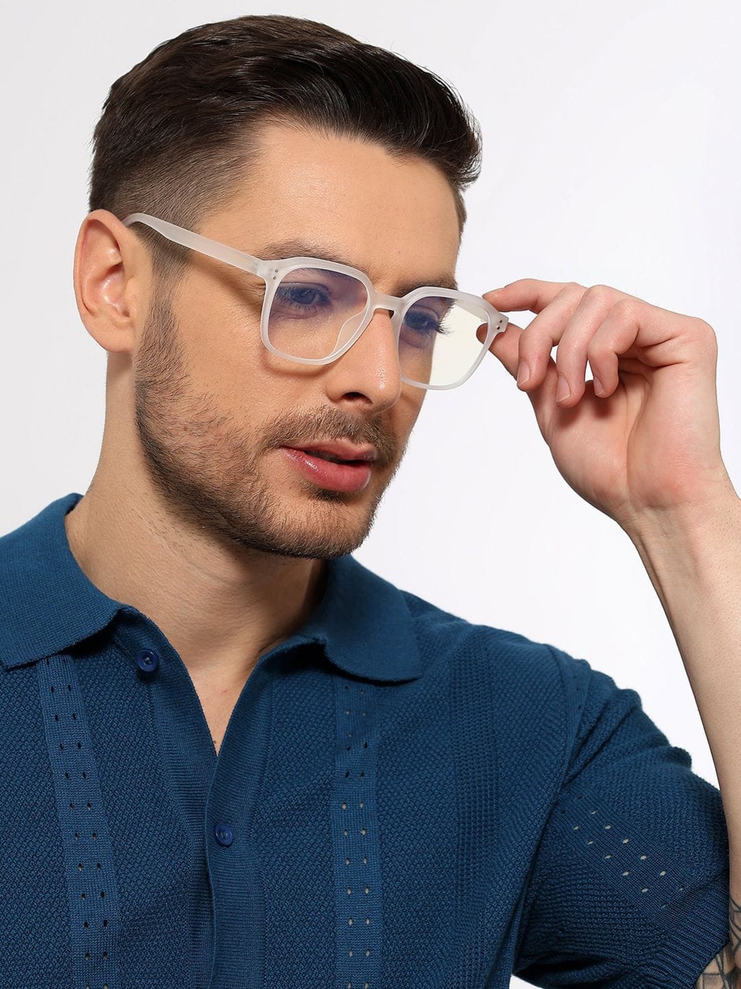 Eyejack Unisex Full Rim Bluecut & Antiglare Eye Protection Square Frames Myntra sale