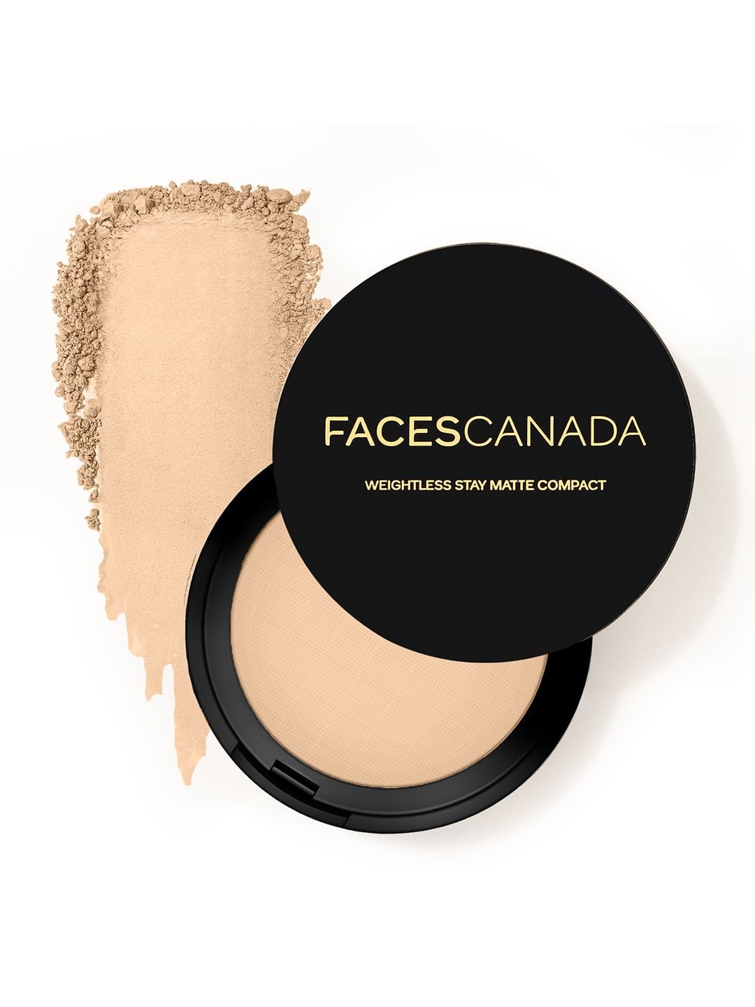 FACES CANADA Weightless Stay Matte Compact SPF20 with Vitamin E & Shea Butter - Natural 02 Myntra sale