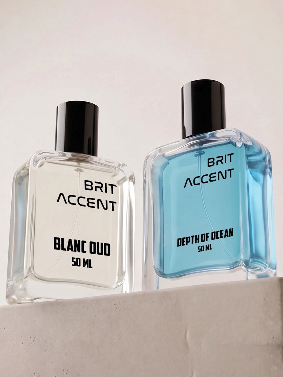 BRIT ACCENT Set Of 2 Blanc Oud & Depth Of Ocean Long Lasting Eau de Toilette - 50 ml Each Myntra sale