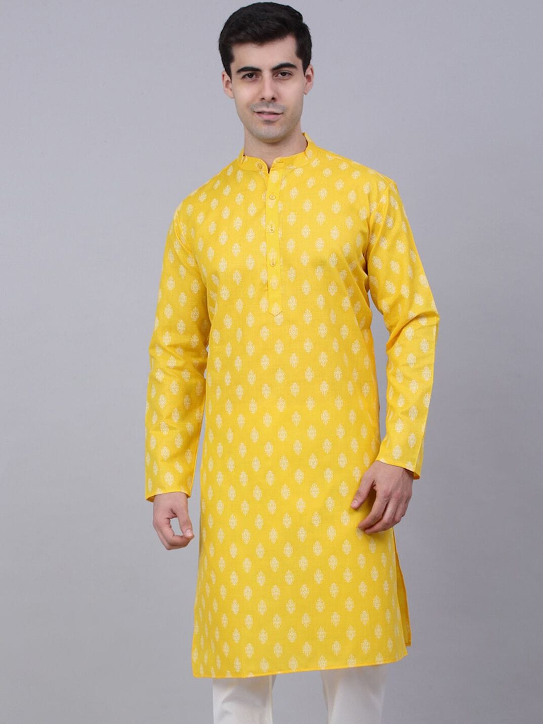 Jompers Men Ethnic Motifs Printed Kurta Myntra sale