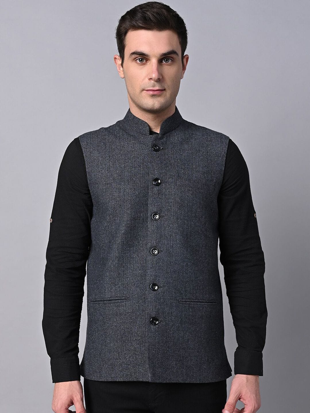 Vastraa Fusion Pure Wool Nehru Jacket Myntra sale