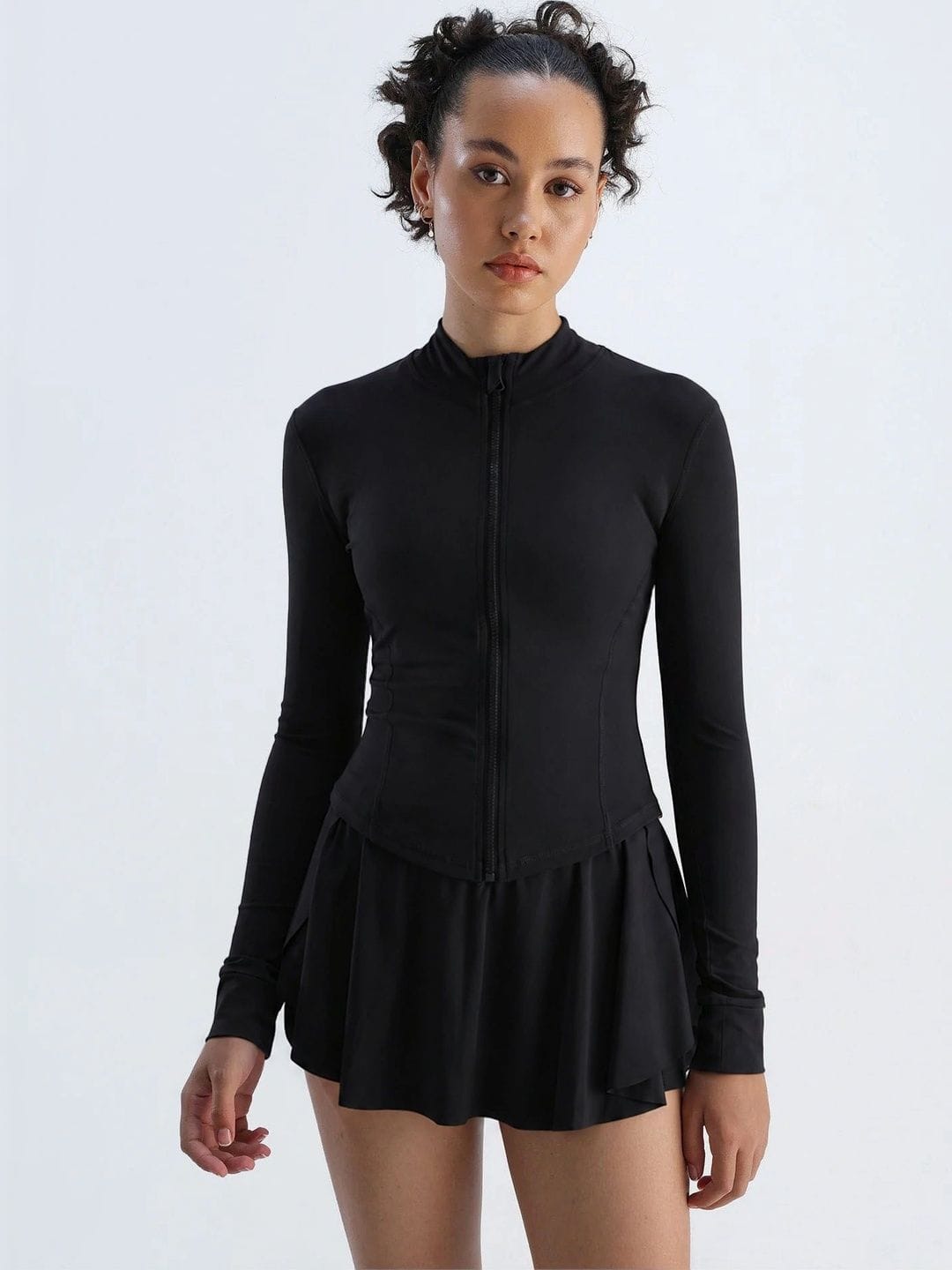 CAVA Black Sculptor Collar Jacket Myntra sale