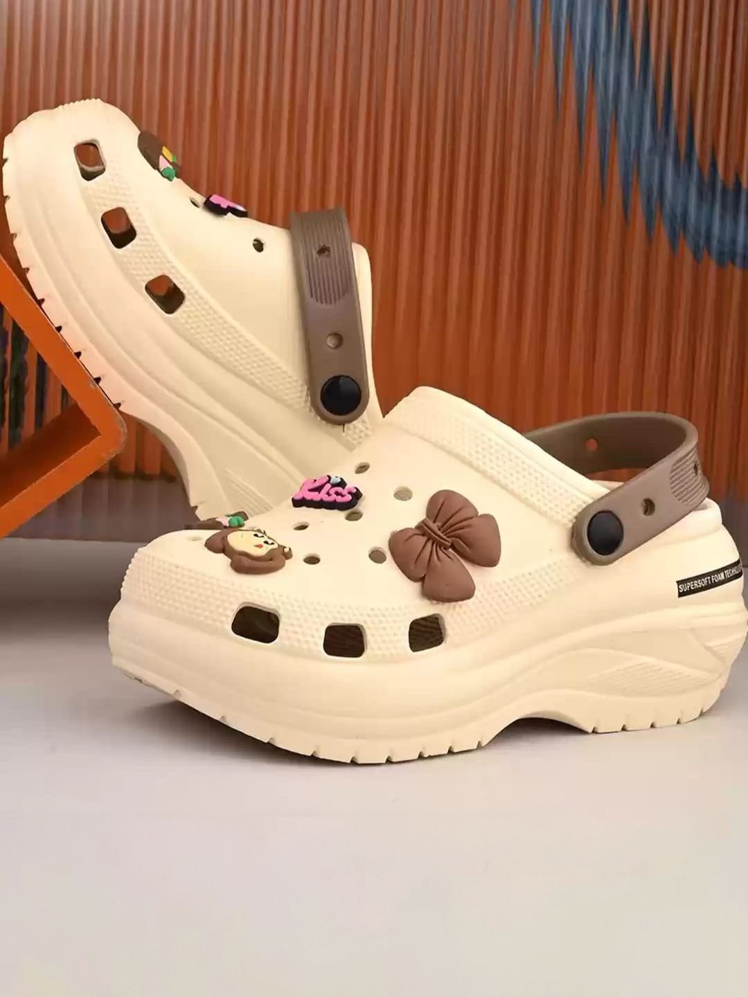 glitchez Women Embellished Clogs Myntra sale