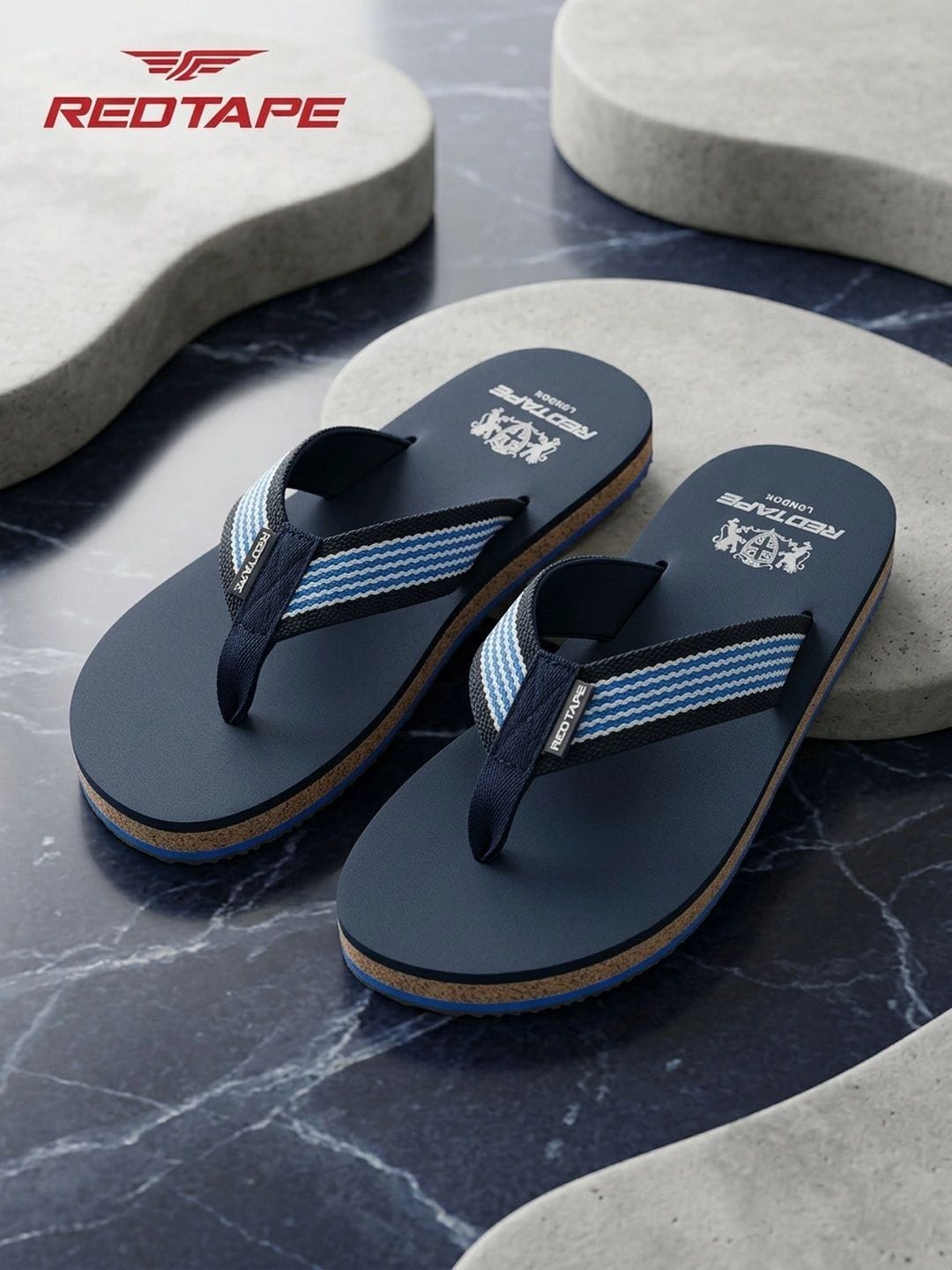 Red Tape Men Thong Flip-Flops Myntra sale