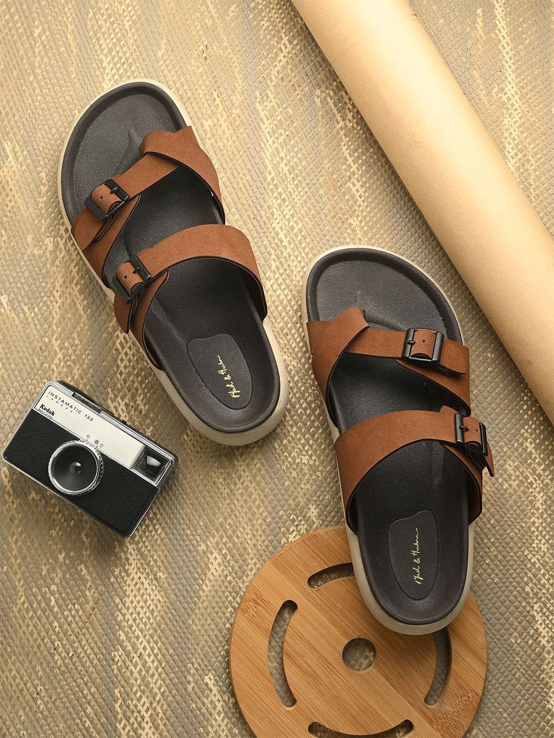 Mast & Harbour Men Comfort Sandals Myntra sale