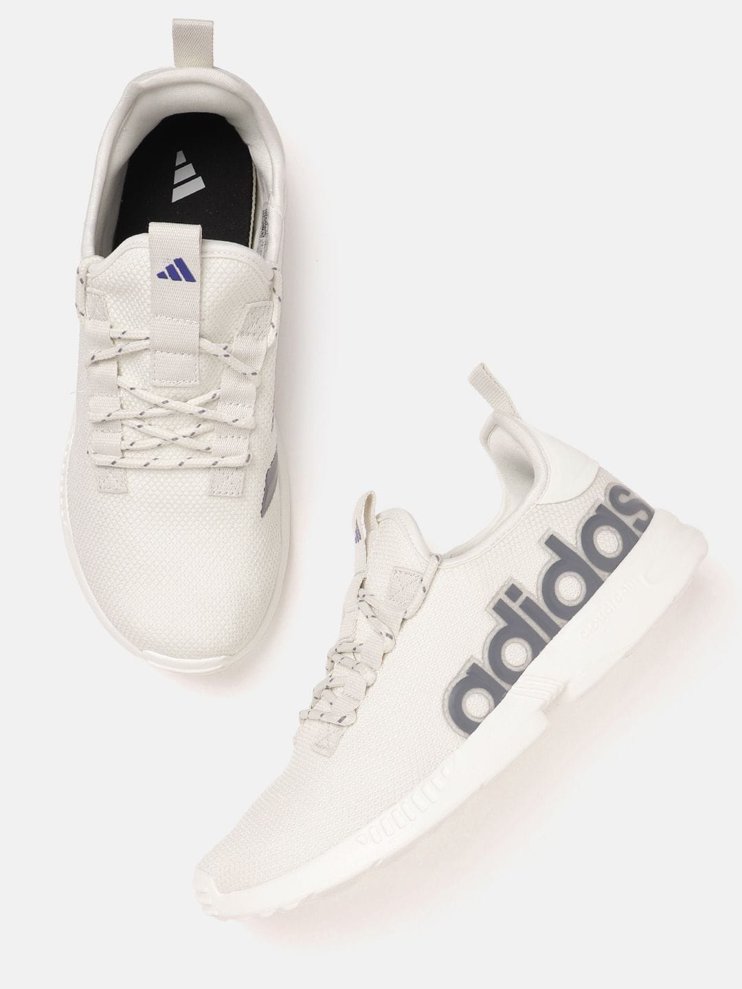 adidas Men Woven Design Round-Toe Comfrt Walking Shoes with Striped Detail Myntra sale