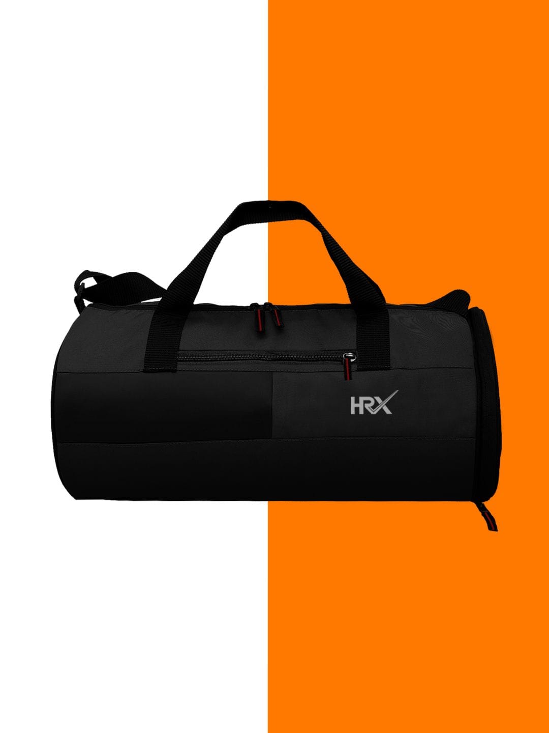 HRX by Hrithik Roshan X fwd Black Brand Logo Printed Duffel Bag Myntra sale