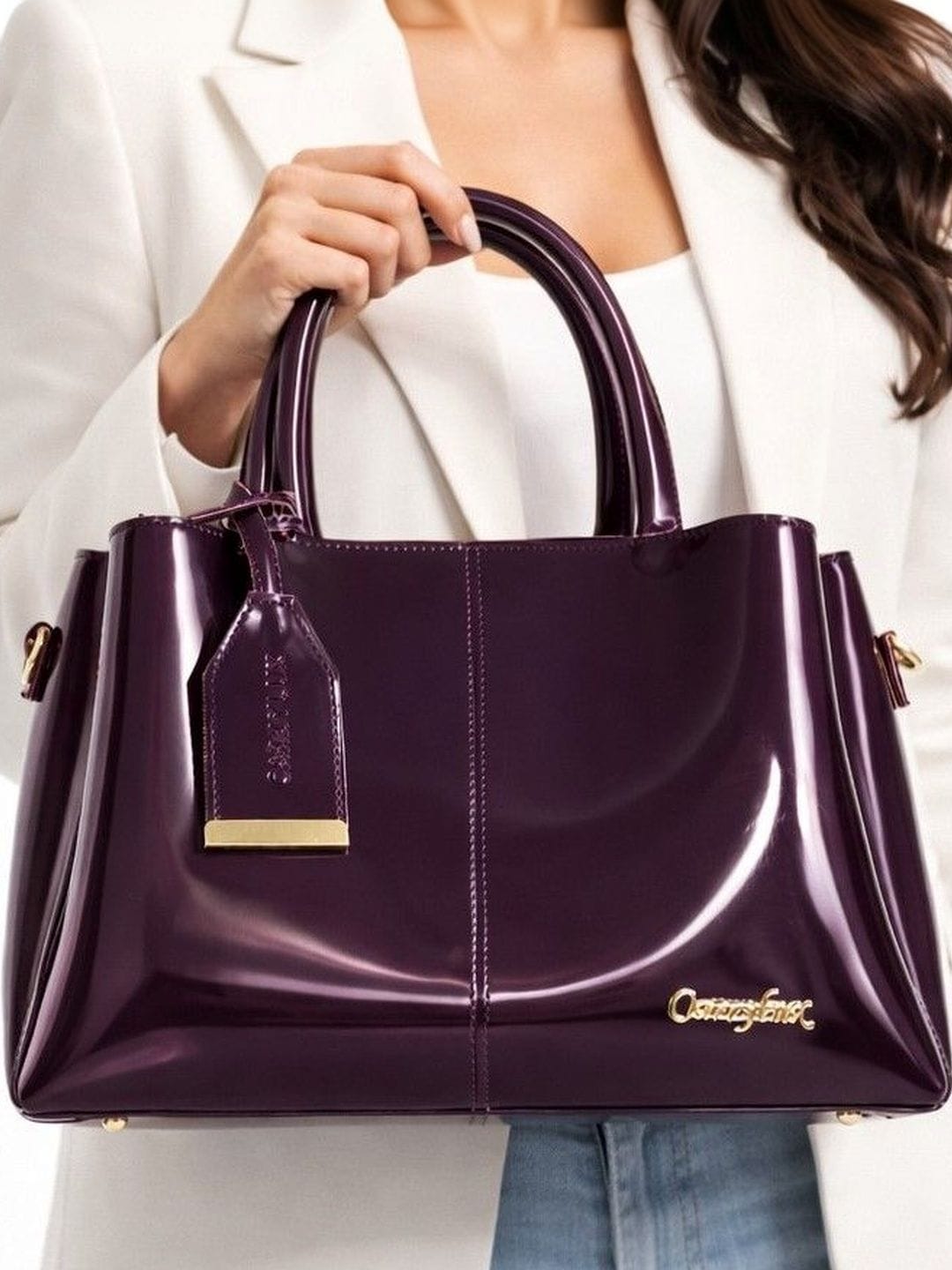 CarryLux PU Handheld Bag Myntra sale
