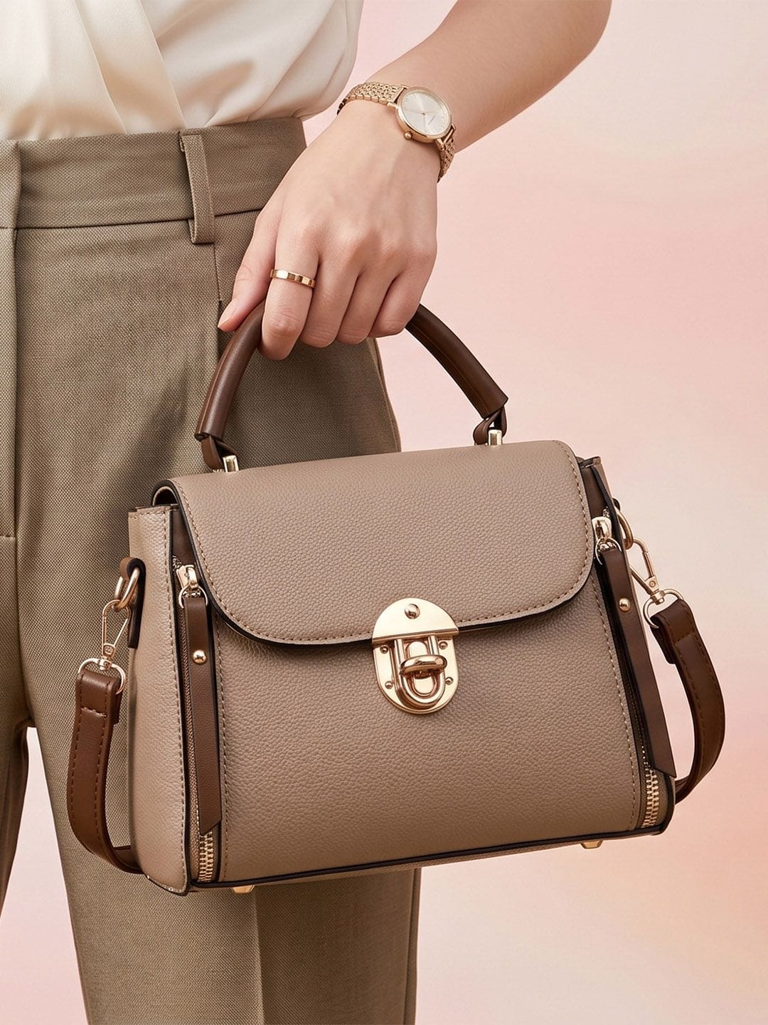 CORSICA Women Satchel Handbag Myntra sale