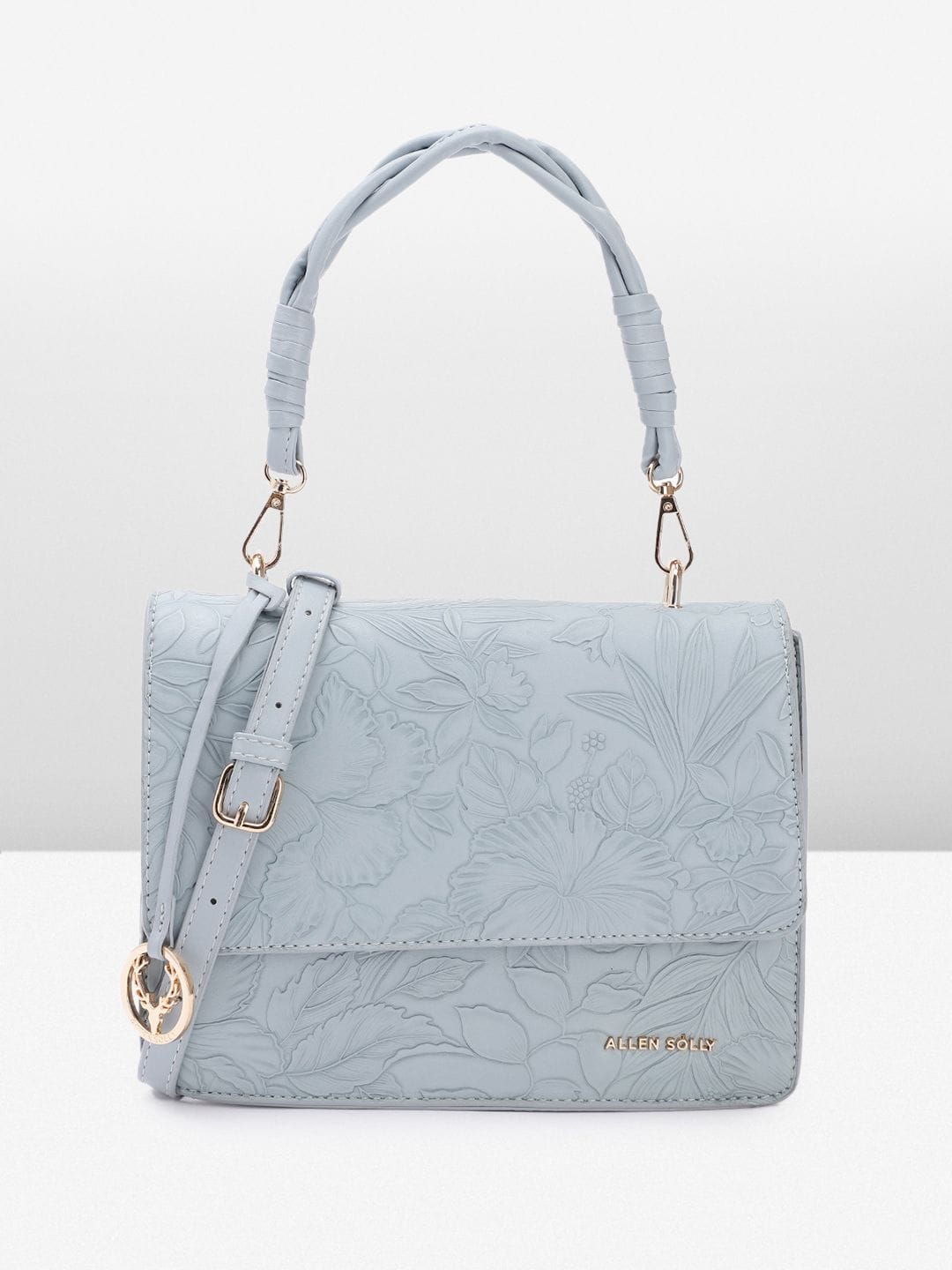 Allen Solly Women Textured Satchel Myntra sale