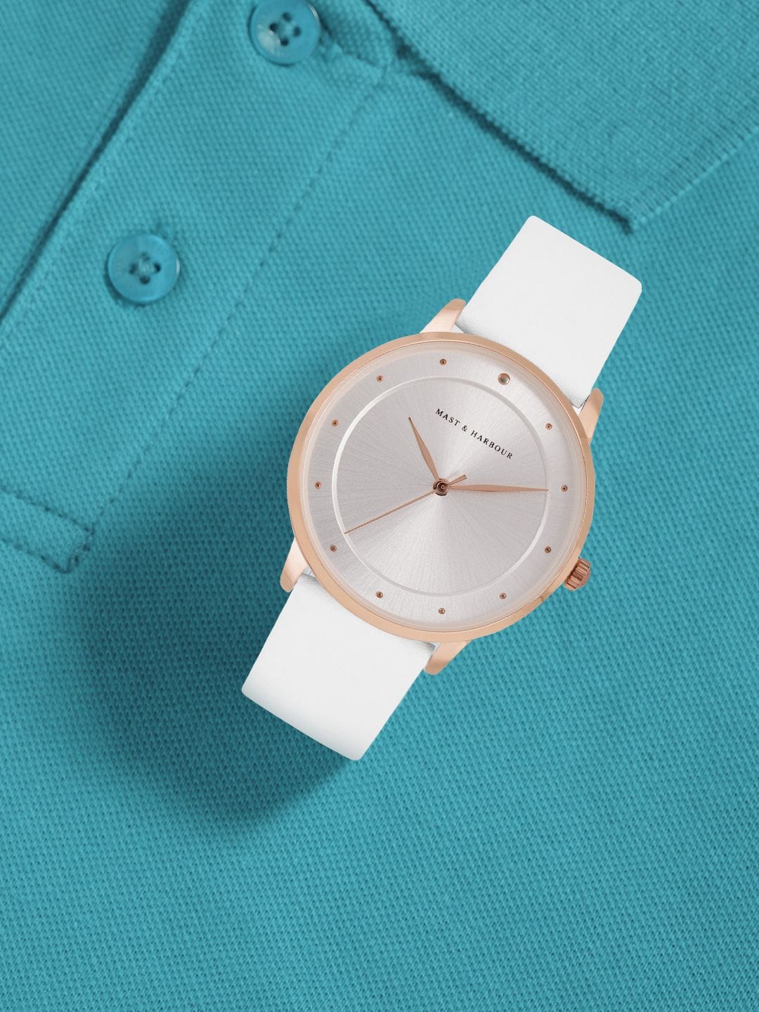 Mast & Harbour Unisex Silver-Toned Analogue Watch MFB-PN-LB-7010G Myntra sale