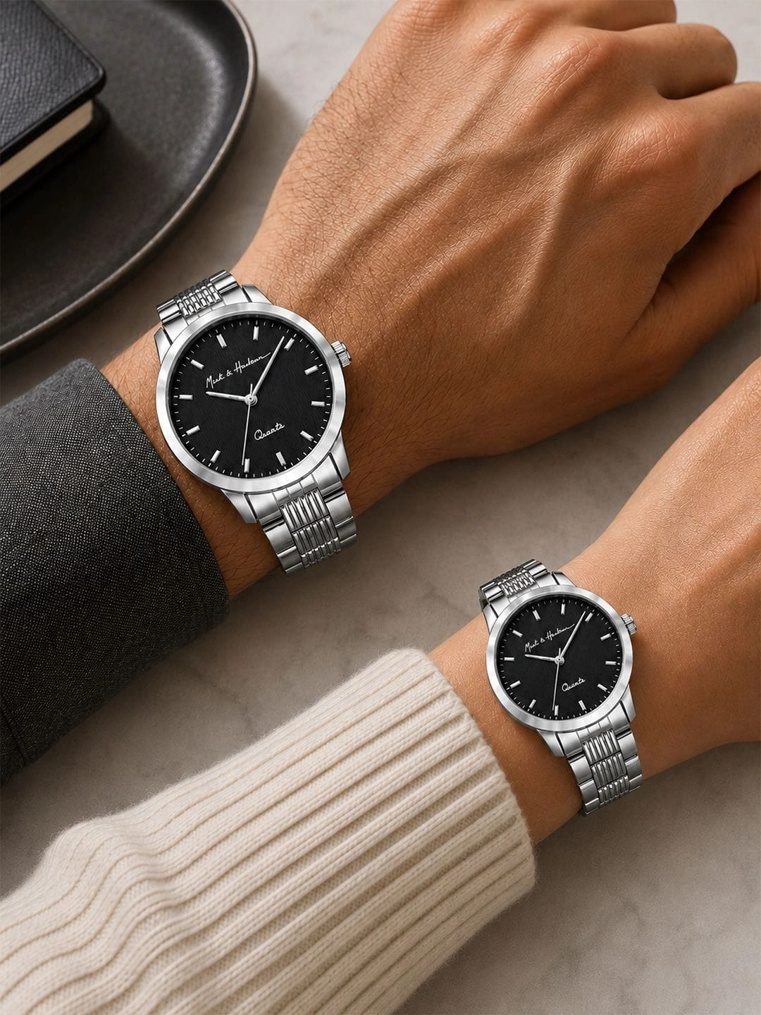 Mast & Harbour Metal Watch Gift Set HOBMH-002PR Myntra sale