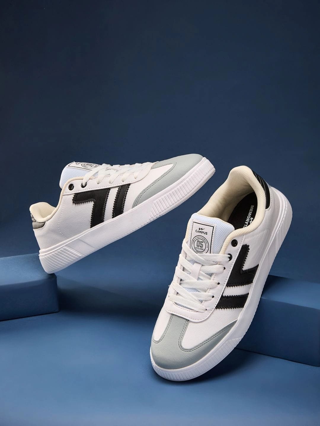 Campus Men Colourblocked Sneakers Myntra sale