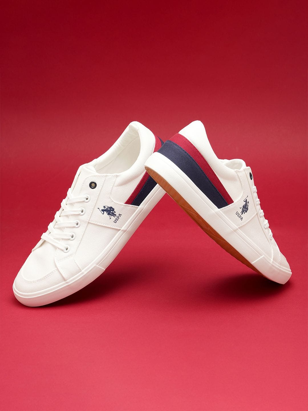 U.S. Polo Assn. Men Colourblocked Sneakers Myntra sale