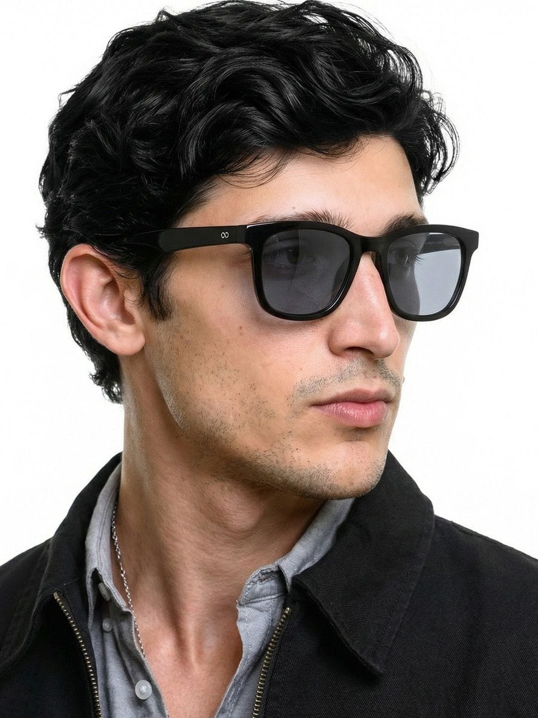 Vincent Chase by Lenskart Grey Polarised & UV Protected Round Sunglasses Myntra sale