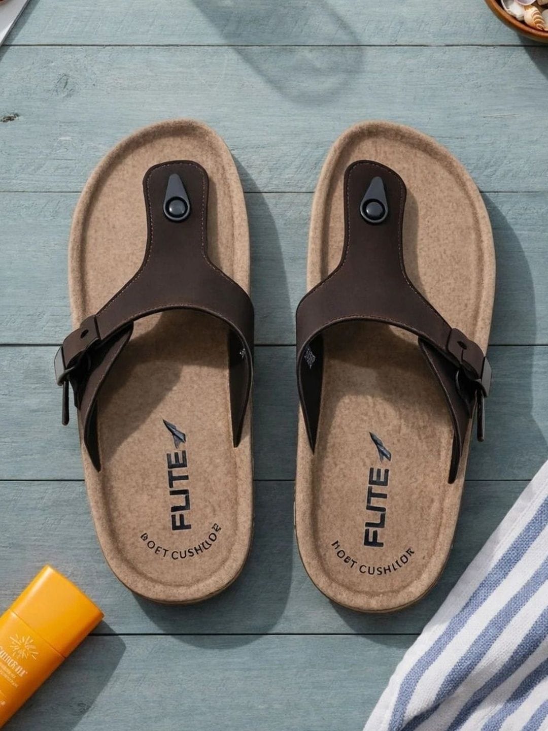 FLITE Men Rubber Flip Flops Myntra sale