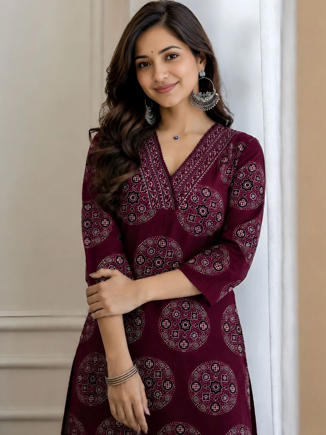Tabeedah Women Ethnic Motifs Printed Handloom Kurta Myntra sale