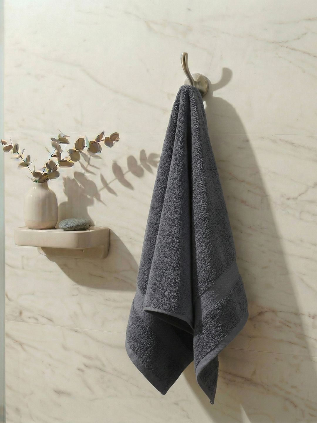 Monte Carlo Jazz Grey Cotton 380 Gsm 60X120 Cm 1 Bath Towel Myntra sale