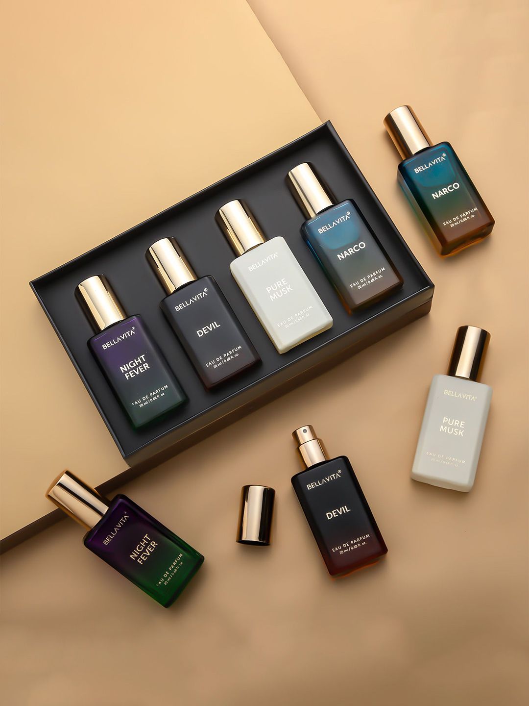 Bella Vita Organic 4Pcs Eau de Parfum Gift Set - 20ml Each Myntra sale