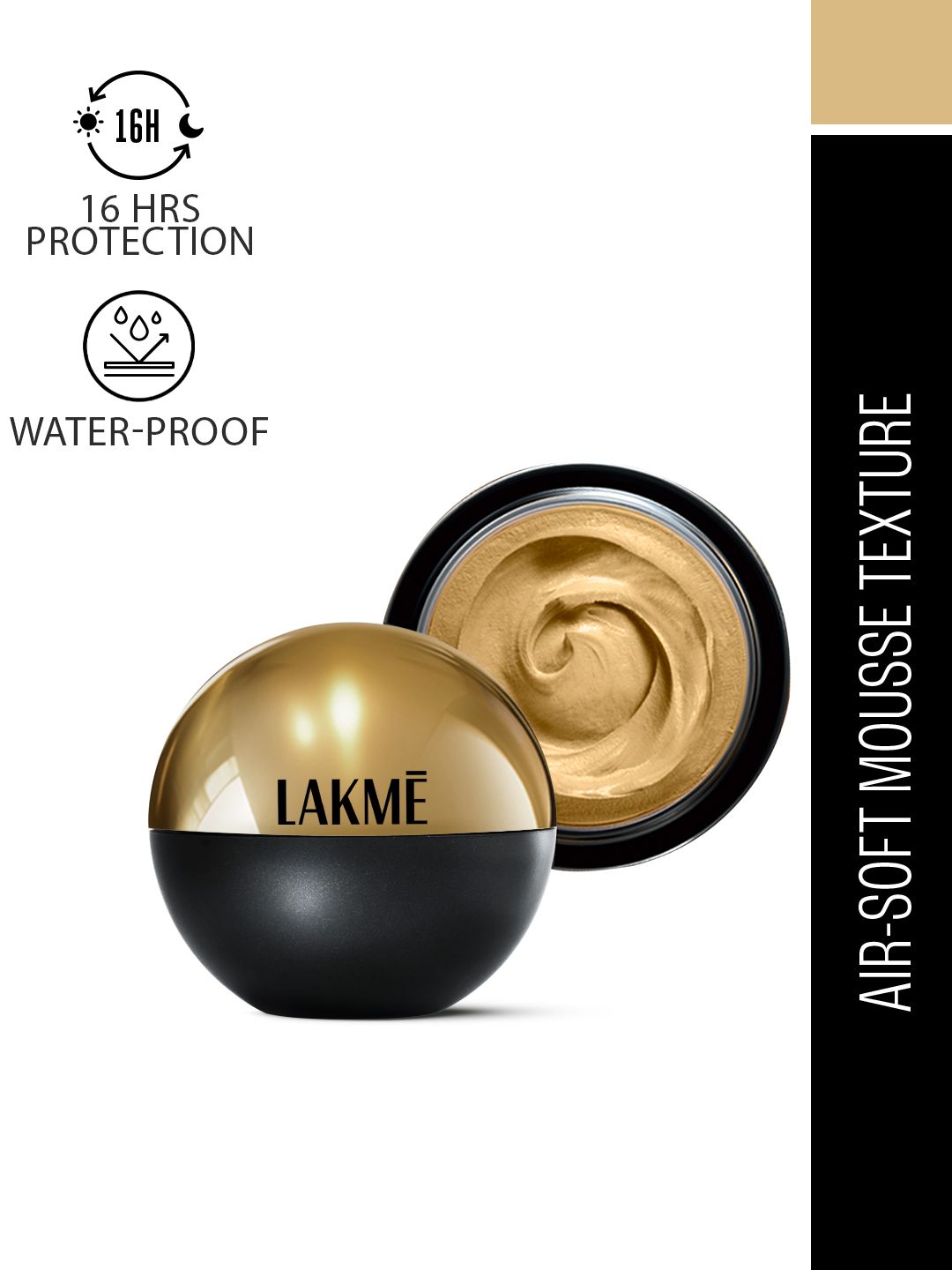 Lakme Xtraordin-airy Mattereal Mousse Foundation, Matte Finish - 01 Classic Ivory, 25g Myntra sale