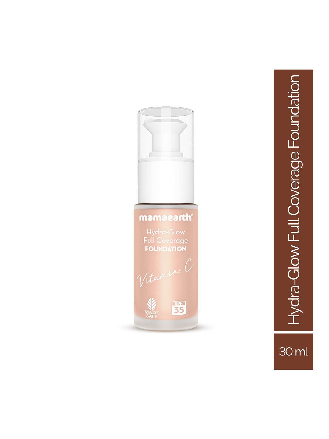 Mamaearth Hydra-Glow Full Coverage Foundation with Vitamin C 30ml - Ivory Glow 01 Myntra sale