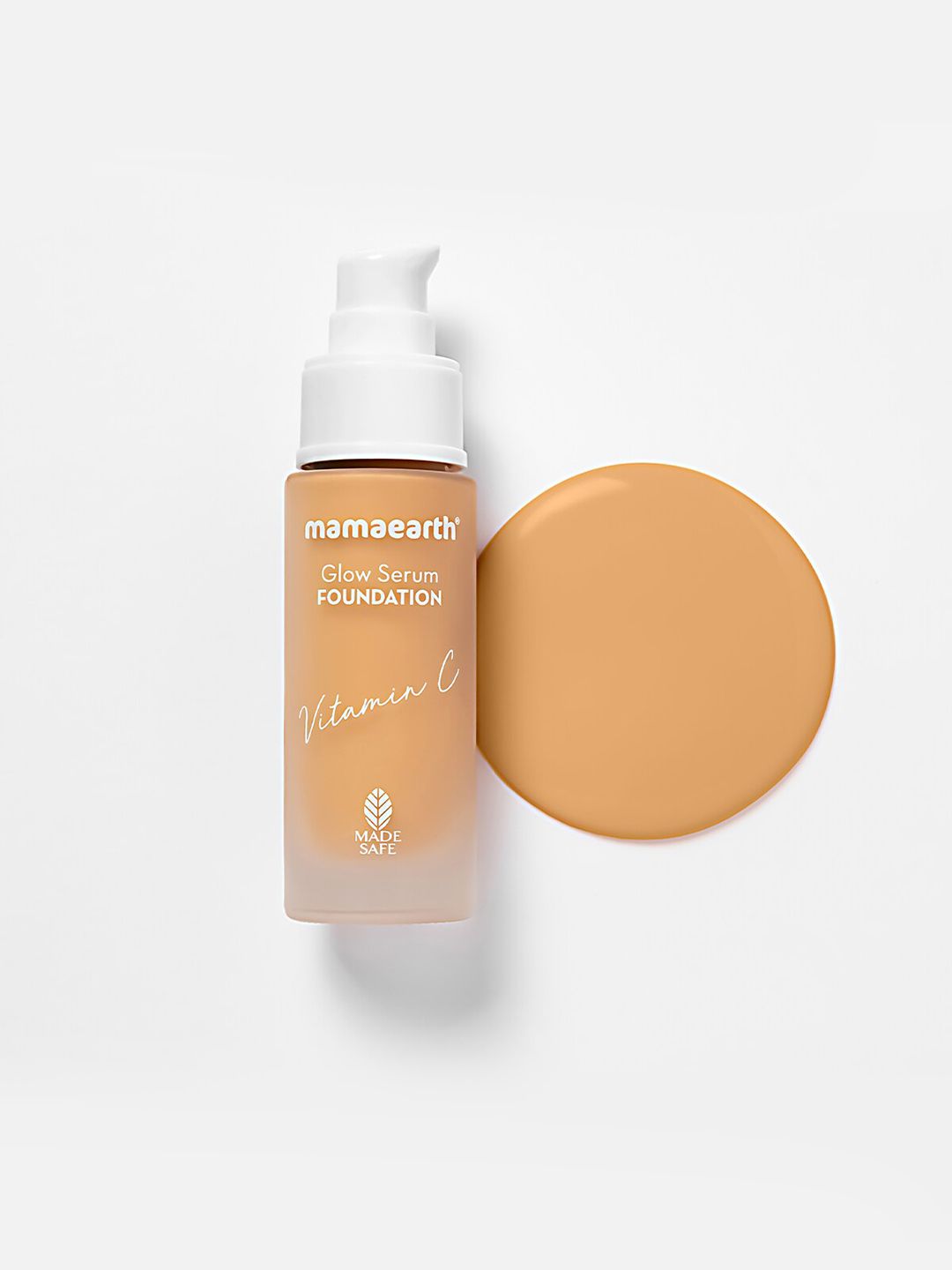 Mamaearth Glow Serum Foundation with Vitamin C & Turmeric 30 ml - Almond Glow 06 Myntra sale