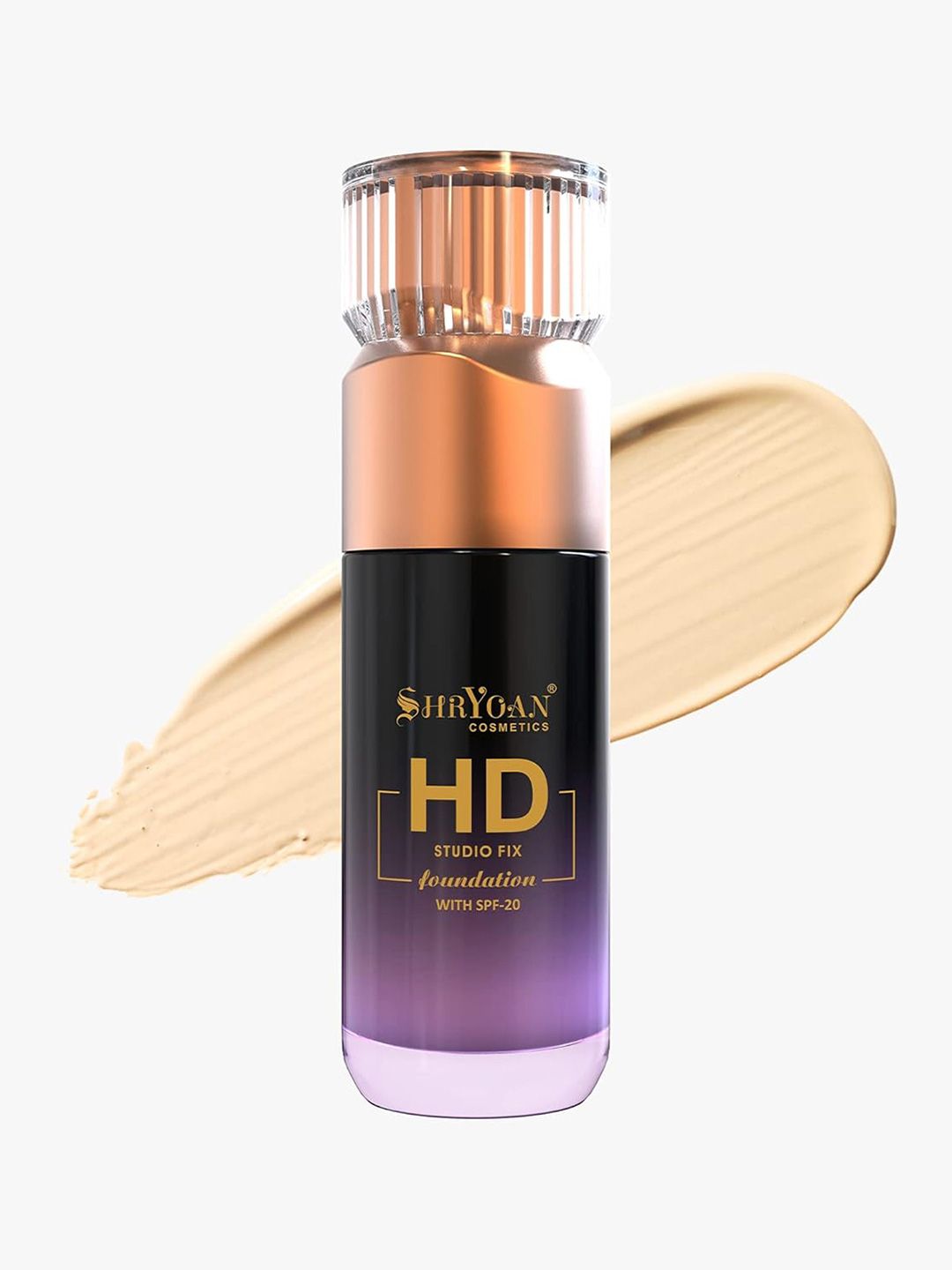 SHRYOAN HD Studio Fix SPF20 Waterproof Foundation 55 ml - Ivory Glow 01 Myntra sale