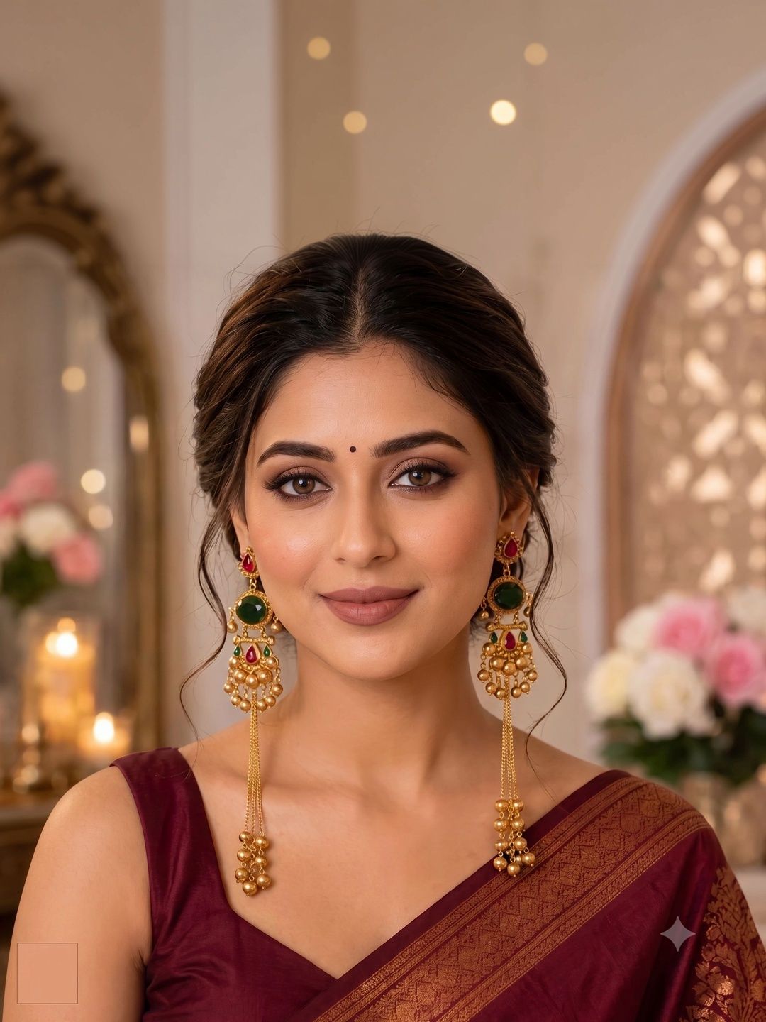 SZN Teardrop Shaped Drop Earrings Myntra sale