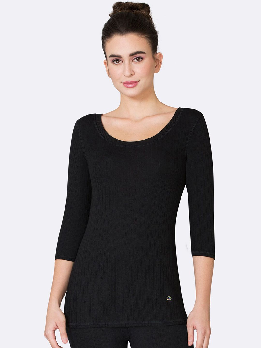 Van Heusen Van Heusen Women Anti Bacterial Heat Retention Thermal T-Shirt Myntra sale