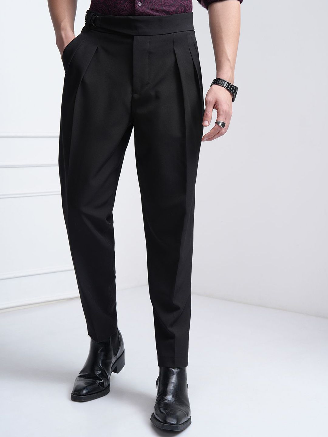 HIGHLANDER Men Gurkha Trouser Myntra sale