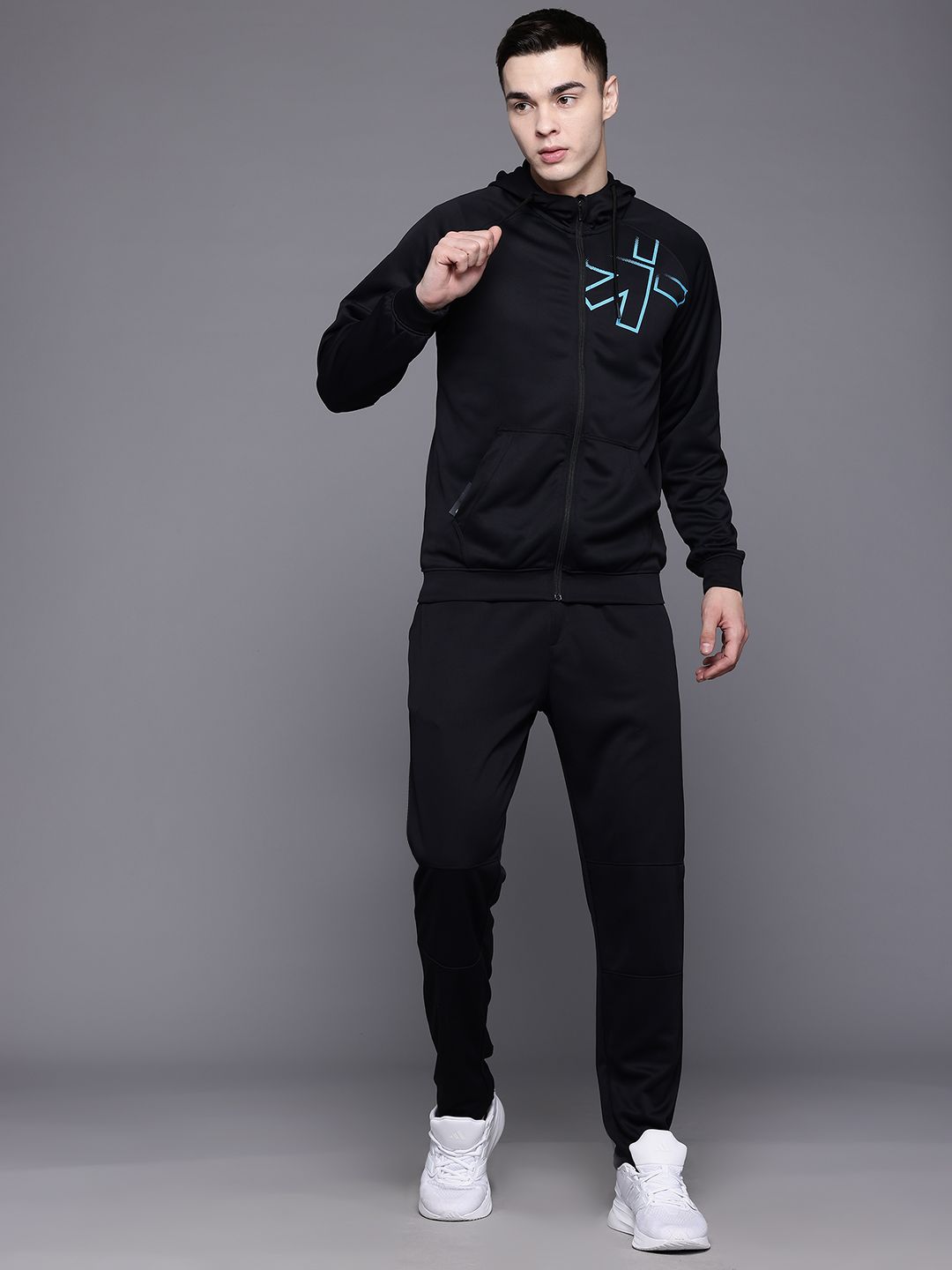 HRX by Hrithik Roshan Men Rapid-Dry Hooded Running Track-Suit Myntra sale