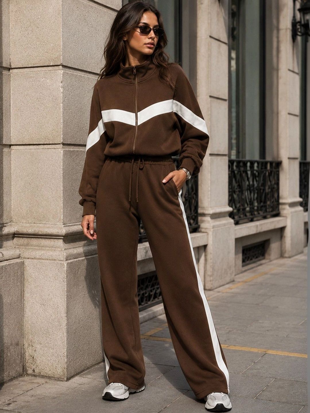 Suo Mock Collar Tracksuits Myntra sale