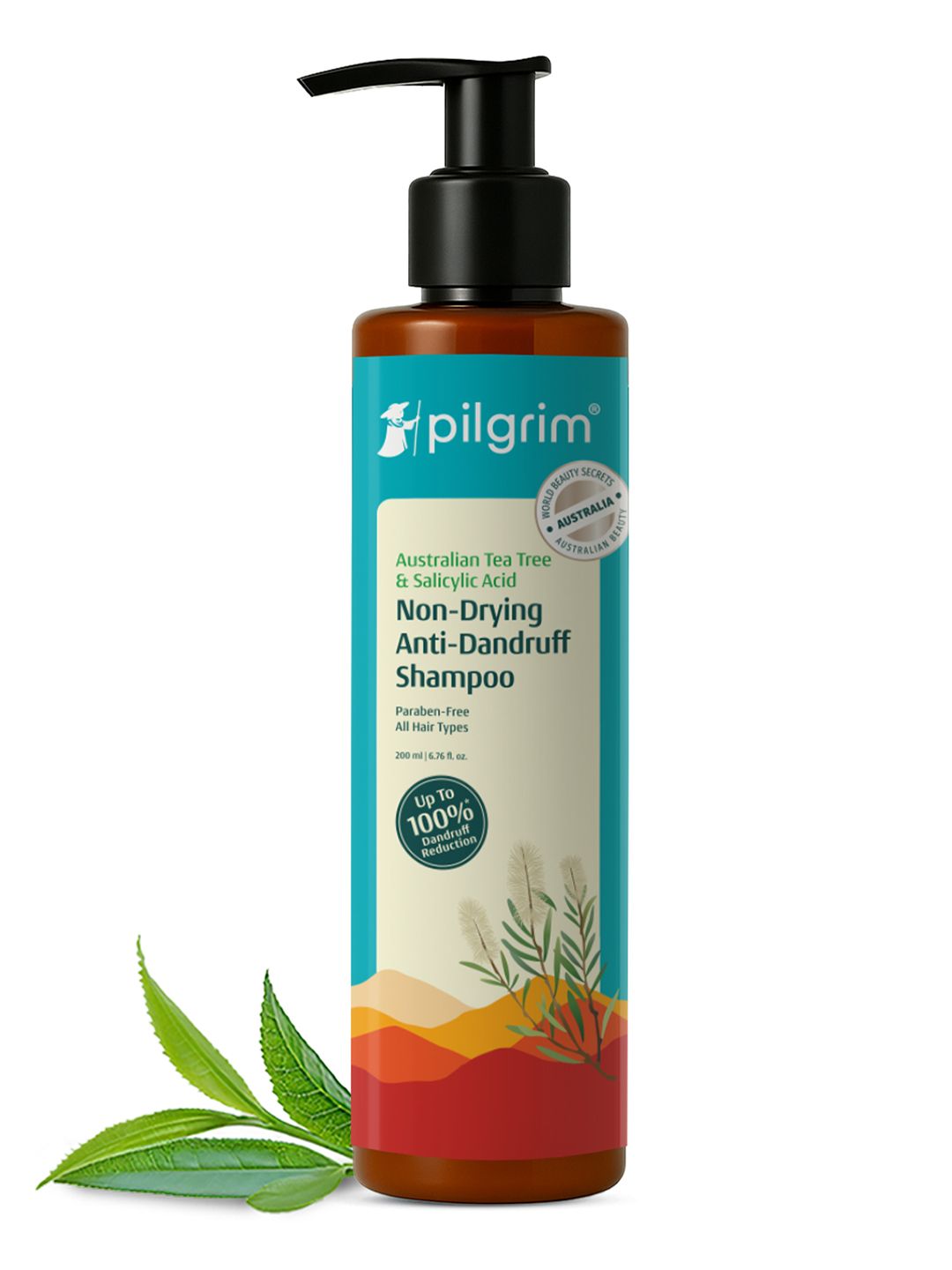 Pilgrim Australian Tea Tree Anti-Dandruff Shampoo With Salicylic Acid - 200 ml Myntra sale