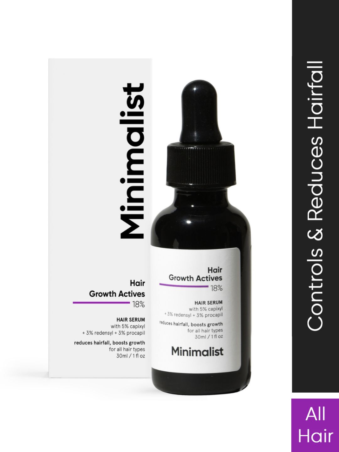 Minimalist 18% Hair Growth Actives Hair Serum - 30 ml Myntra sale