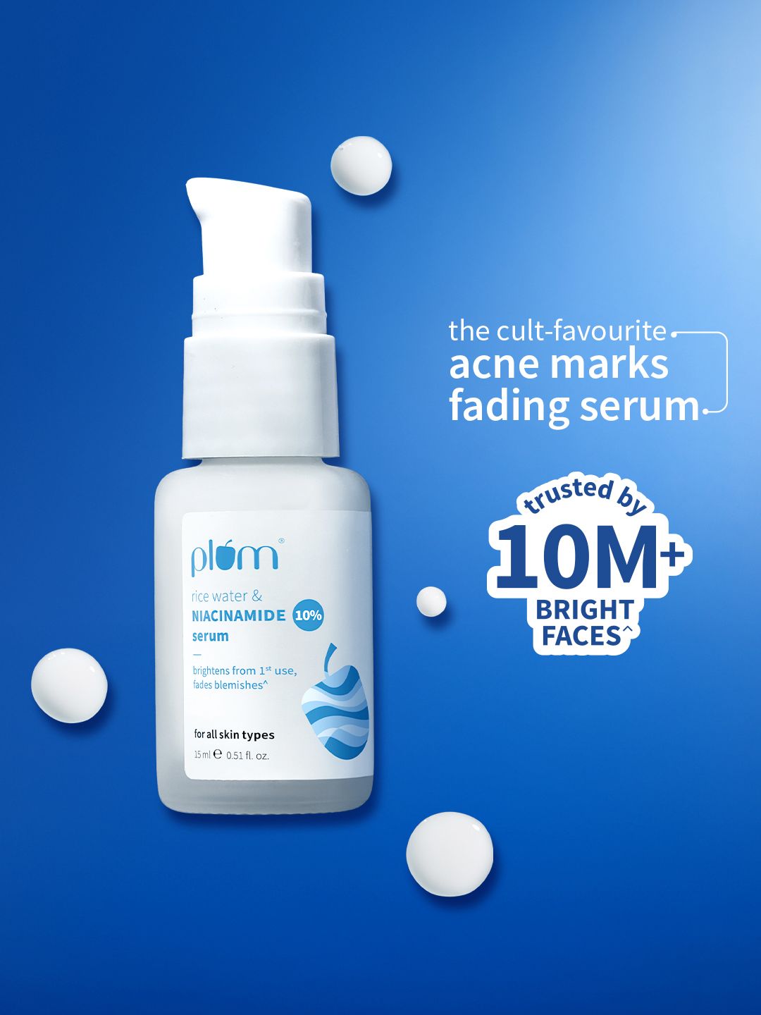 Plum Plum 10% Niacinamide Face Serum with Rice Water - 15 ml Myntra sale