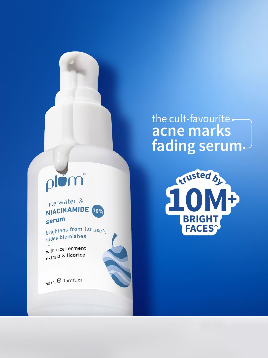 Plum Plum 10% Niacinamide Brightening Face Serum With Rice Ferment Extract & Licorice - 50ml Myntra sale