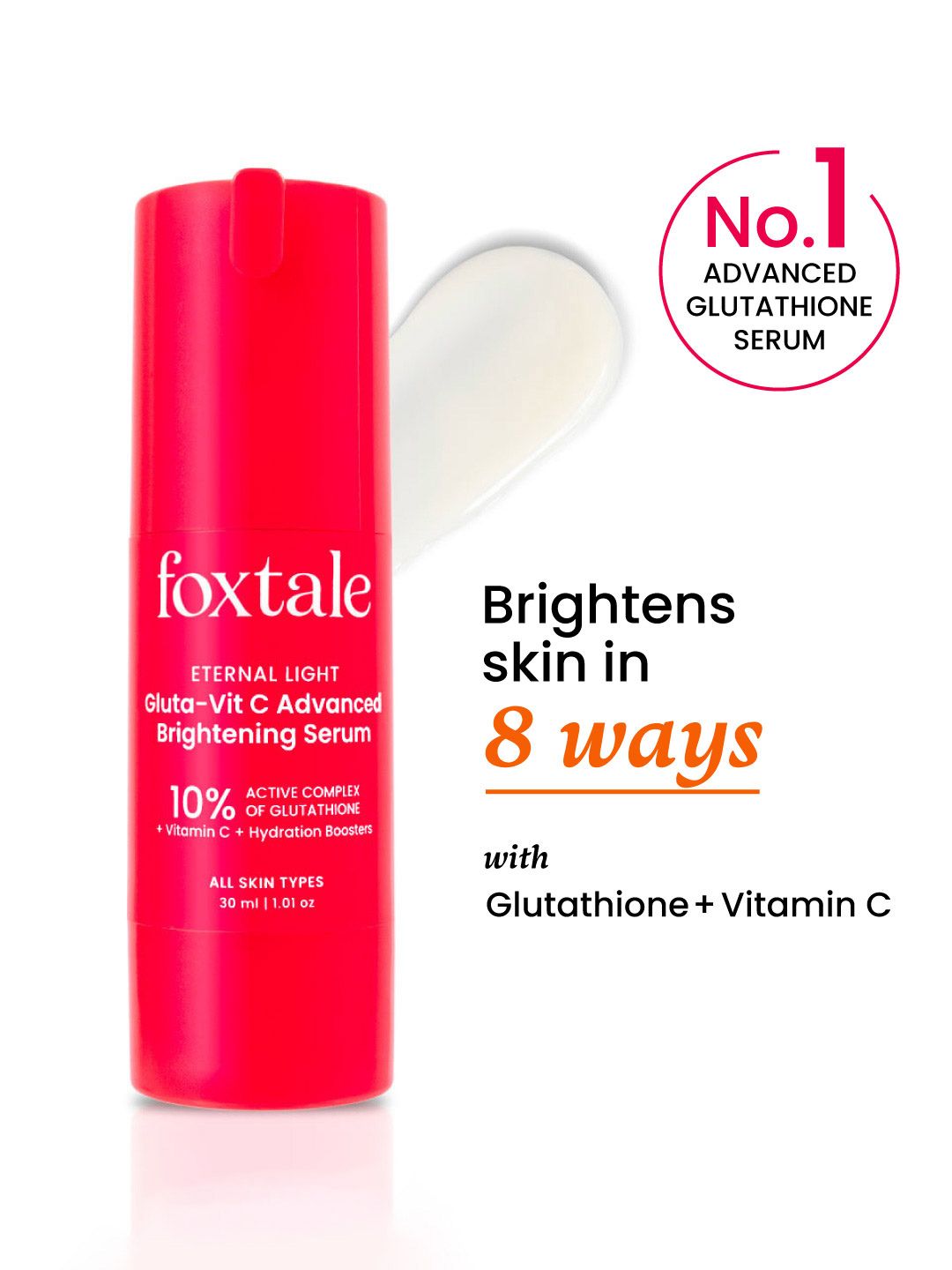 FoxTale Foxtale 10% Vitamin C-Glutathione Brightening Serum for Glowing Skin 30ml Myntra sale