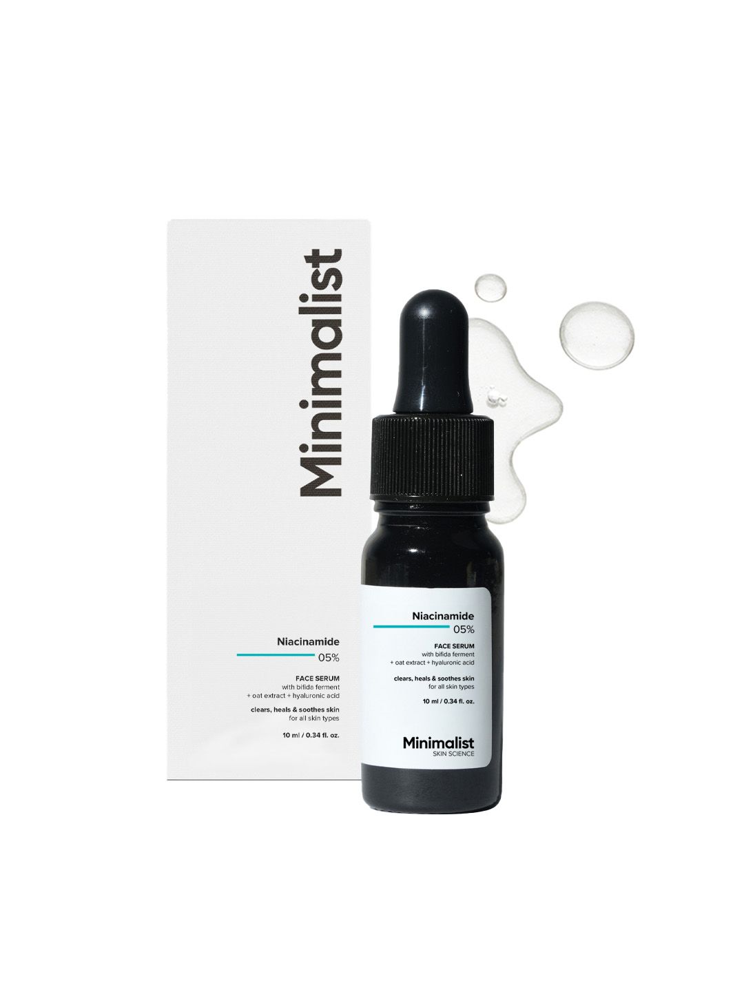 Minimalist Minimalist Niacinamide 5% Face Serum with Oat Extract & Hyaluronic Acid - 10 ml Myntra sale