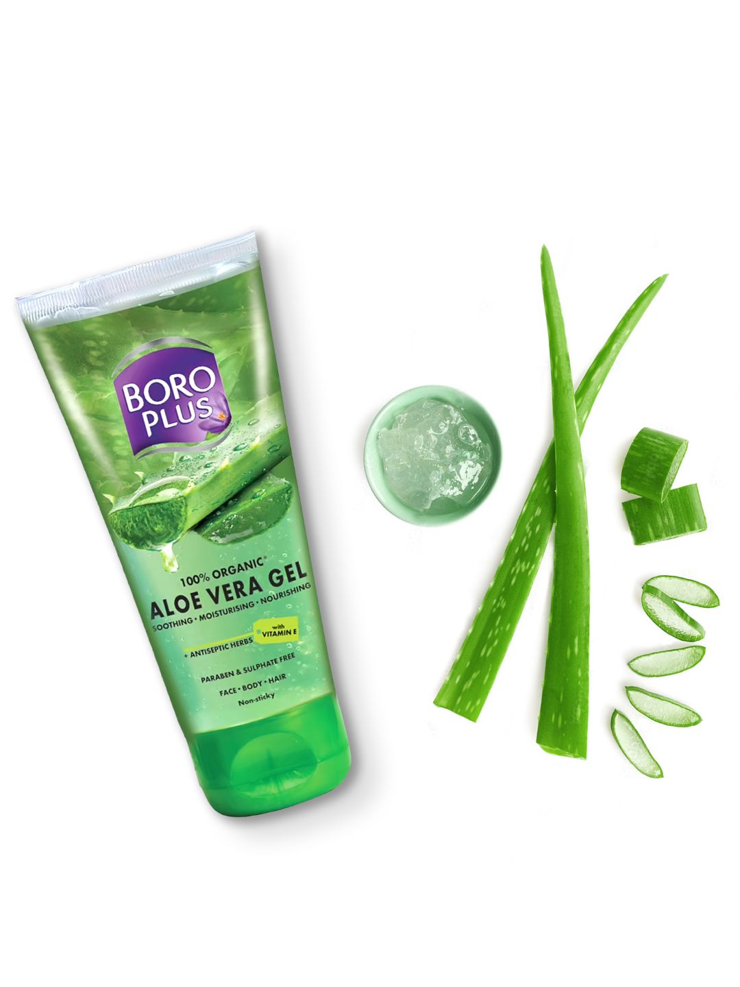 BOROPLUS BOROPLUS Aloe Vera Organic Gel with Vitamin E & Antiseptic Herbs 150 ml Myntra sale