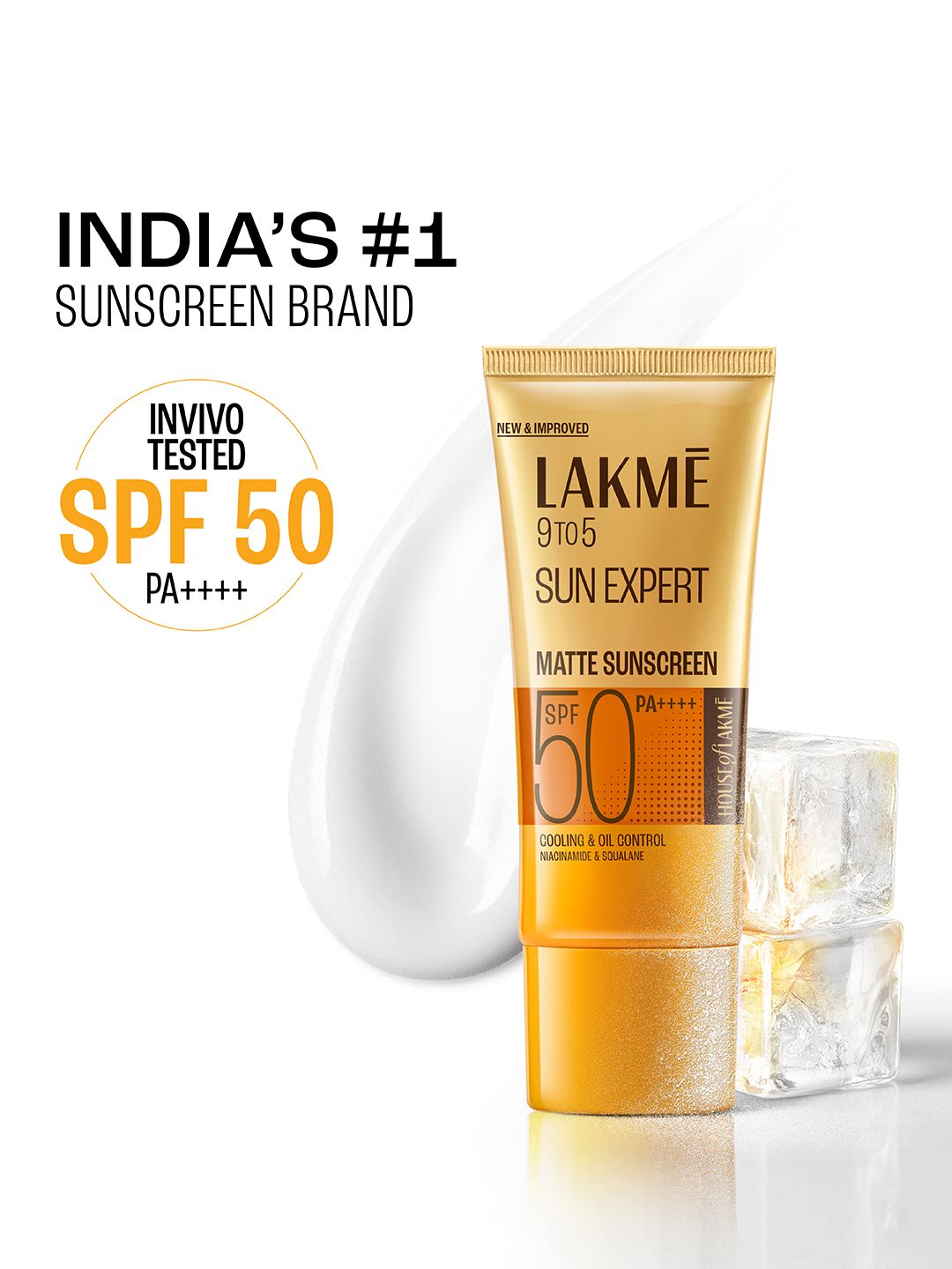 Lakme Lakme SPF 50 PA++++ Water Light Sunscreen with Niacinamide for Bright Skin - 100 ml Myntra sale