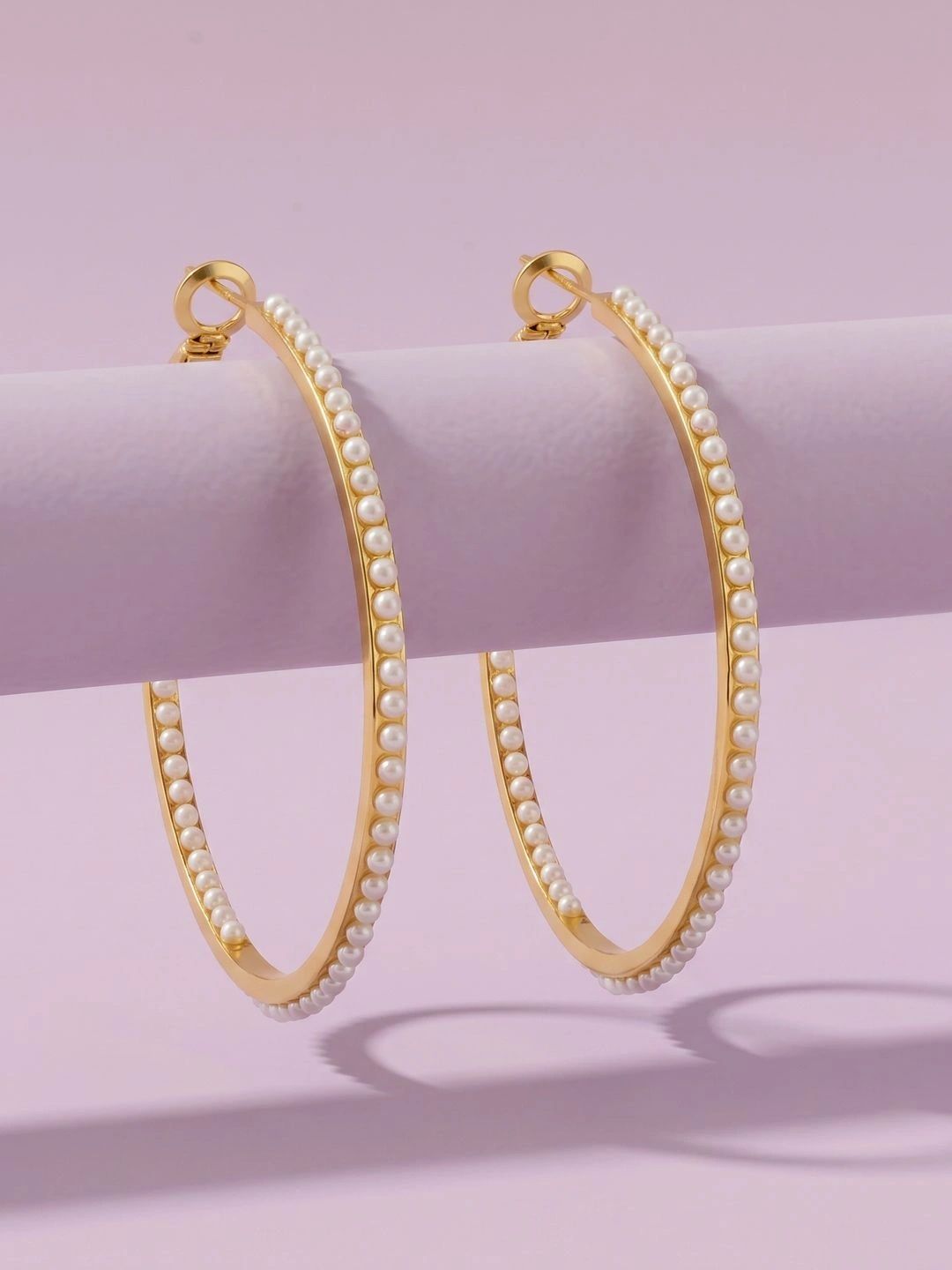 Kushal's Fashion Jewellery Circular Hoop Earrings Myntra sale