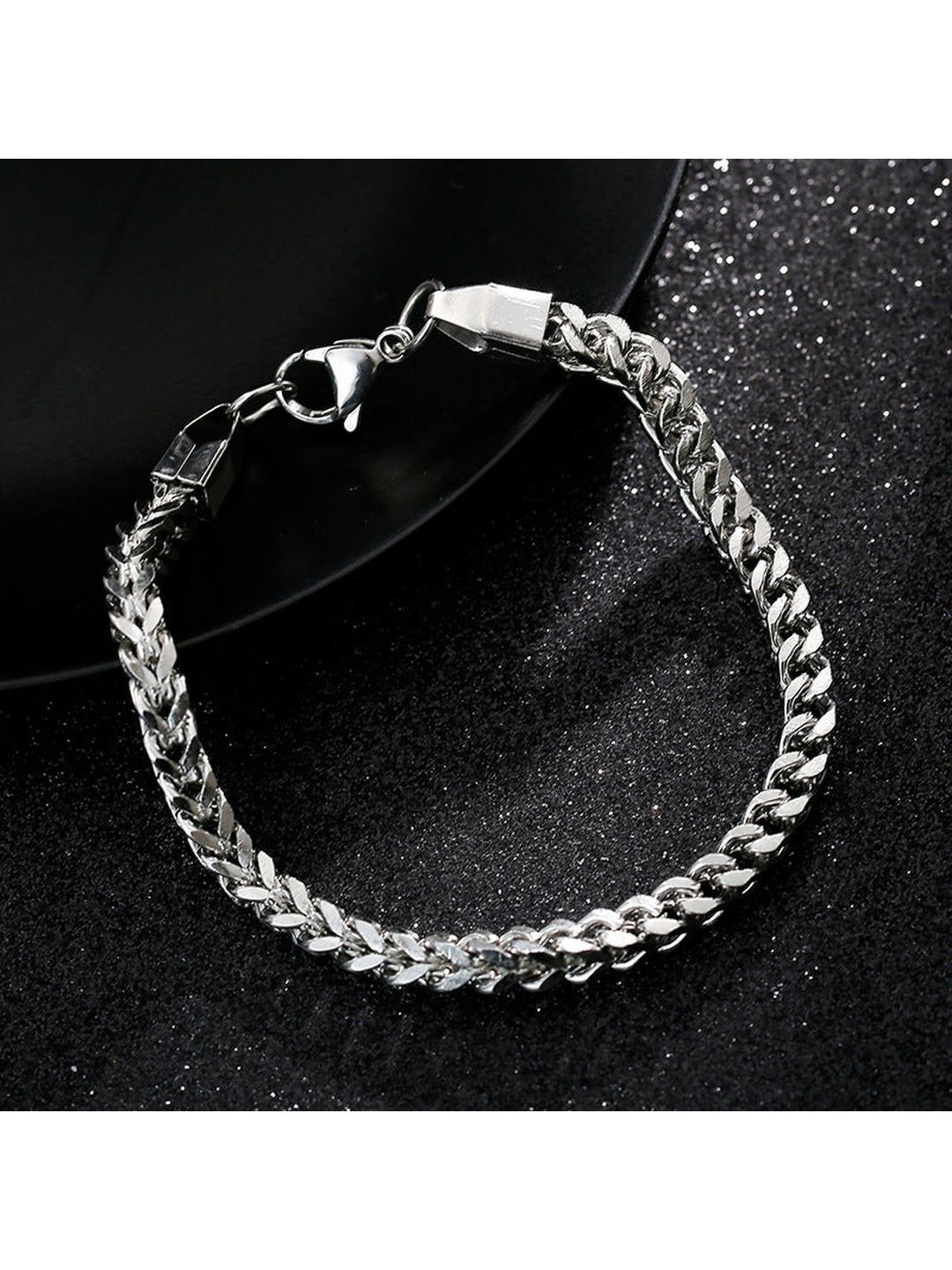 SALTY Men Stainless Steel Link Bracelet Myntra sale