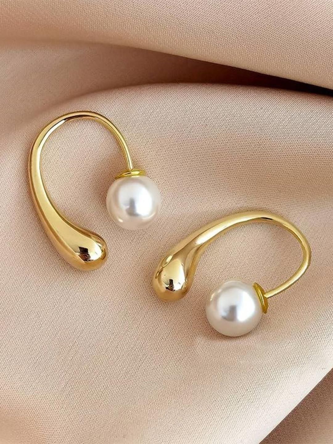EL REGALO Contemporary Half Hoop Earrings Myntra sale
