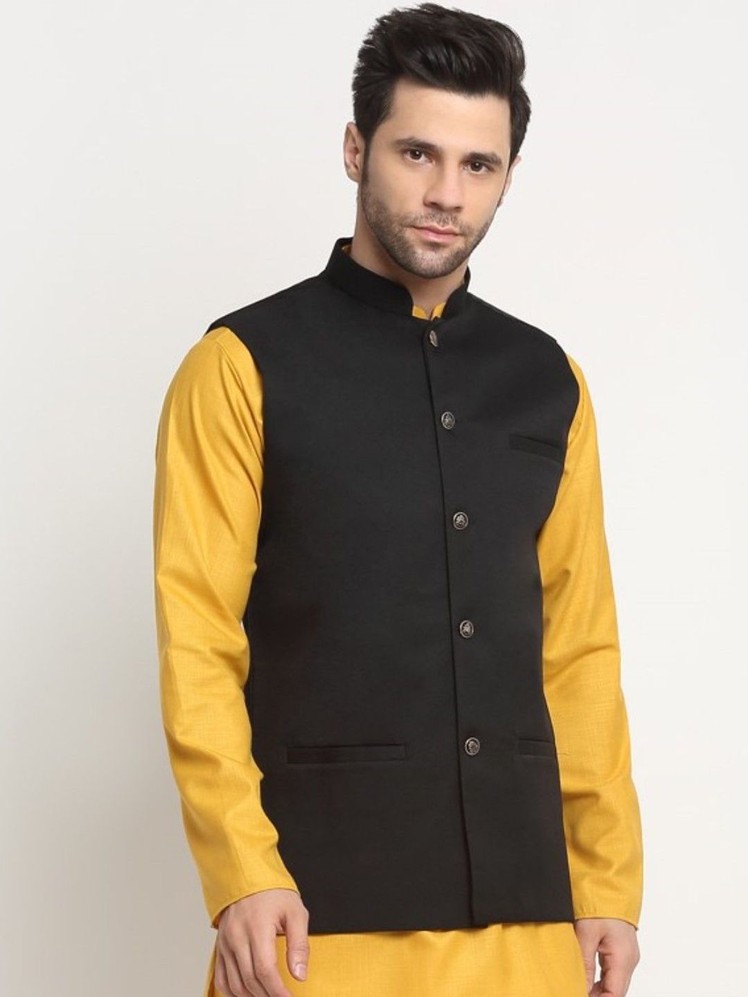 KRAFT INDIA KRAFT INDIA Men Woven Nehru Jackets Myntra sale