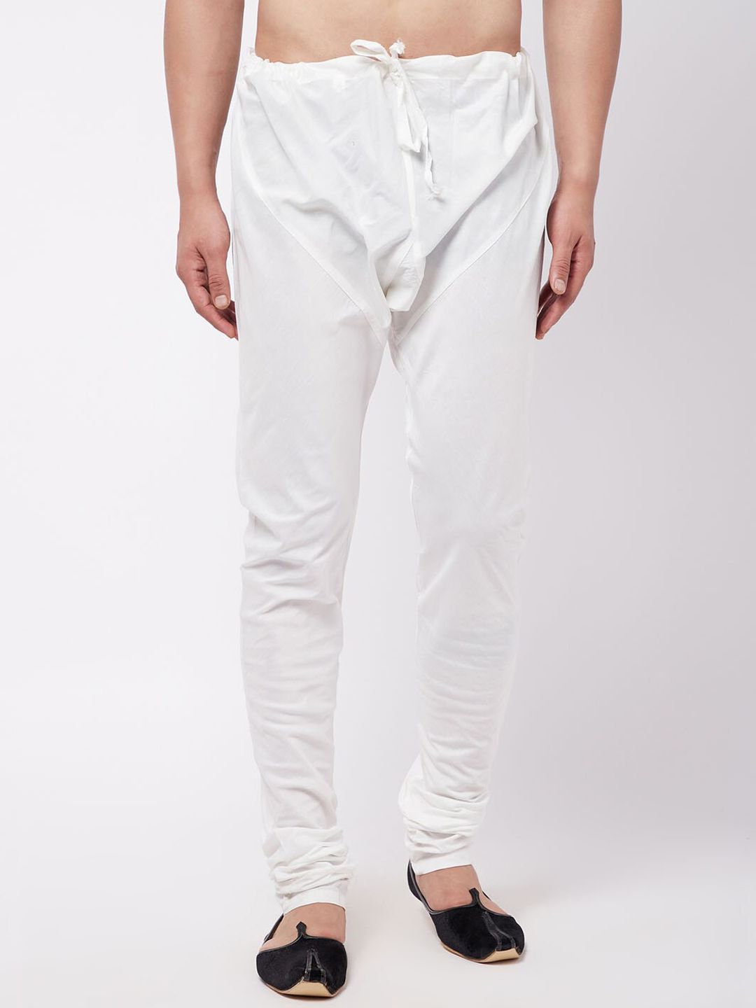 VASTRAMAY VASTRAMAY Men Slim Fit Mid-Rise Churidar Myntra sale