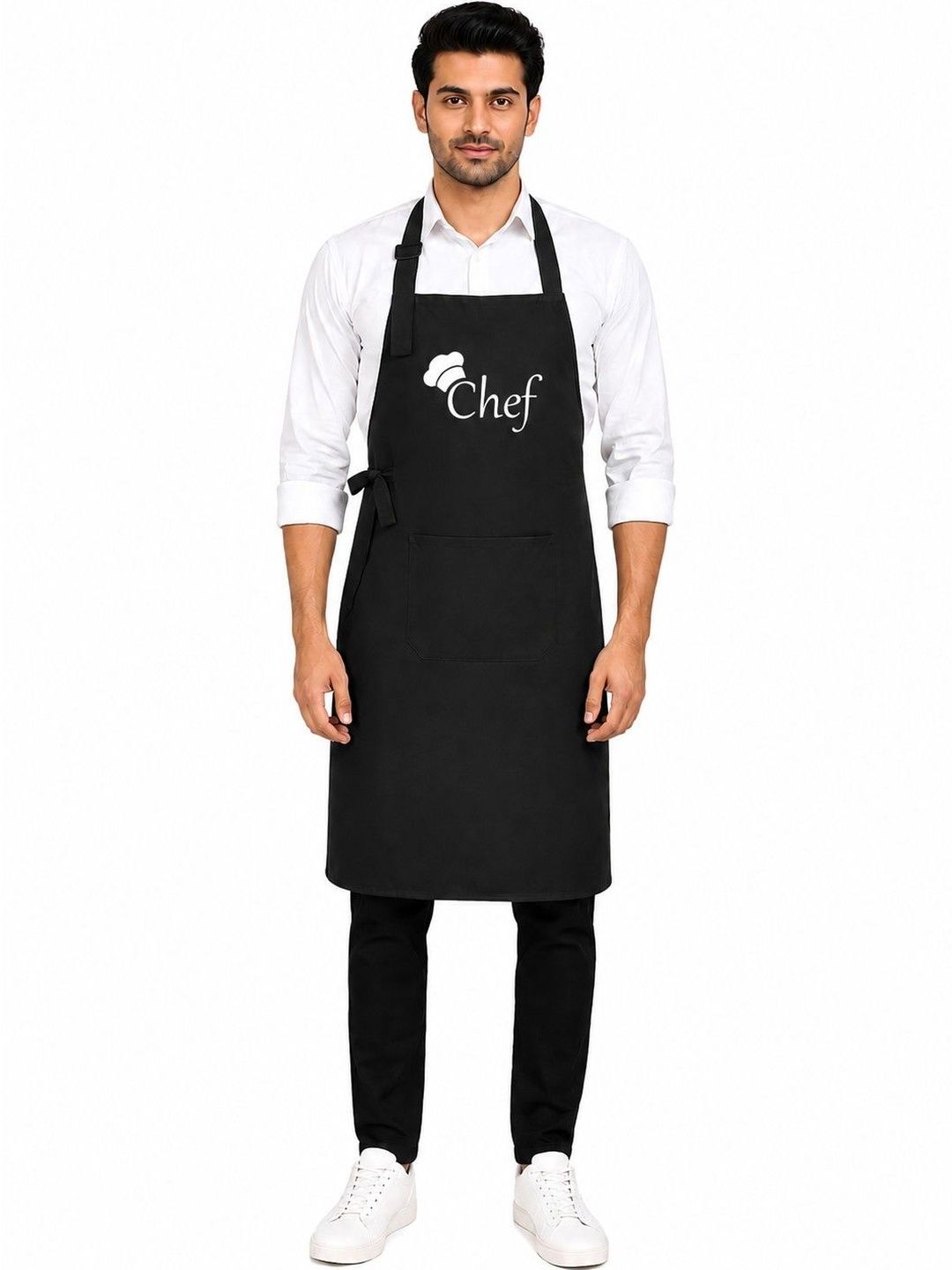 SWITCHON SWITCHON Black & Yellow Chef Printed Waterproof Kitchen Apron Myntra sale