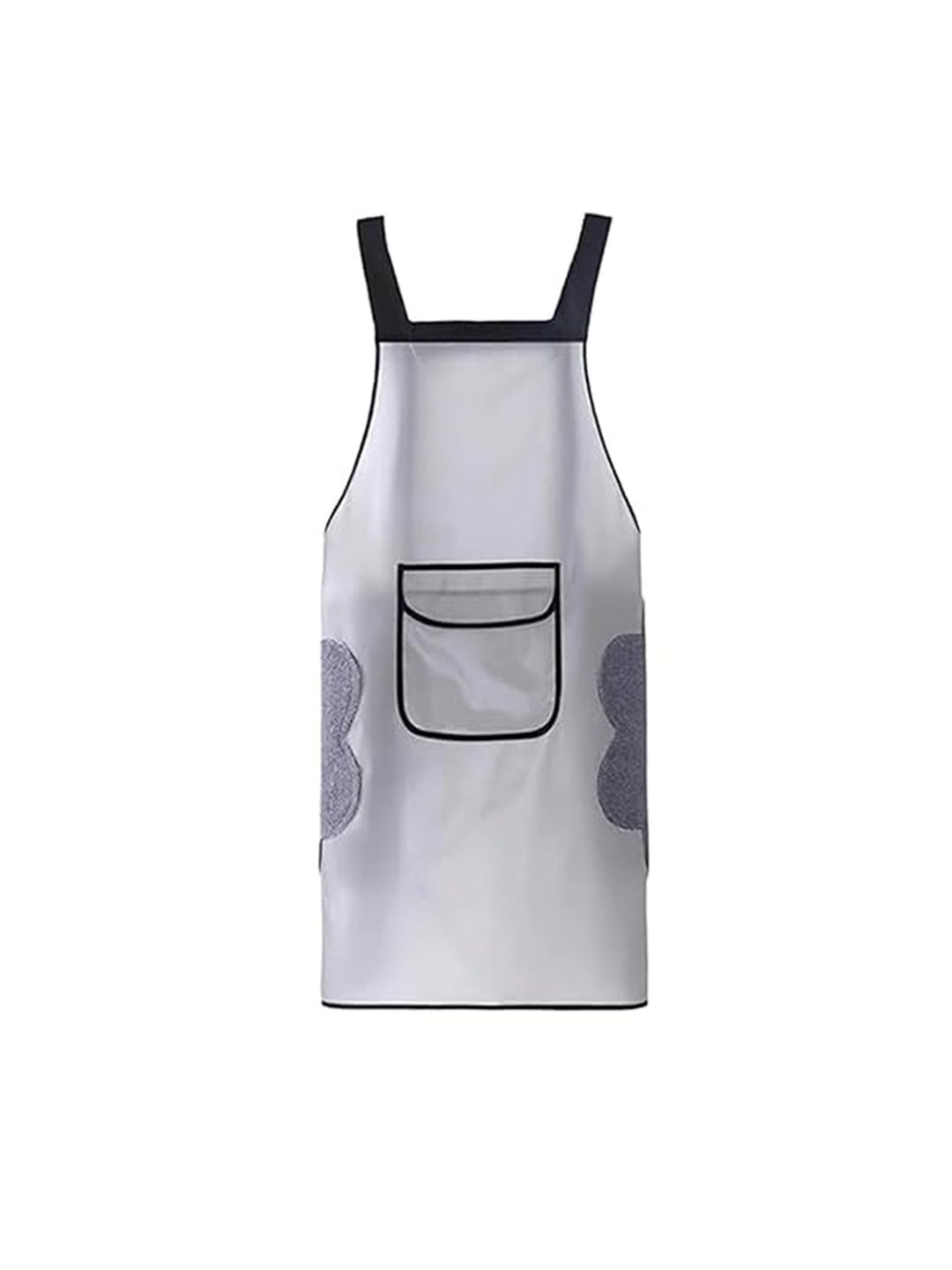 HOMEESSENTIALS HOMEESSENTIALS Unisex Black Printed Oil-Proof Waterproof Aprons Myntra sale