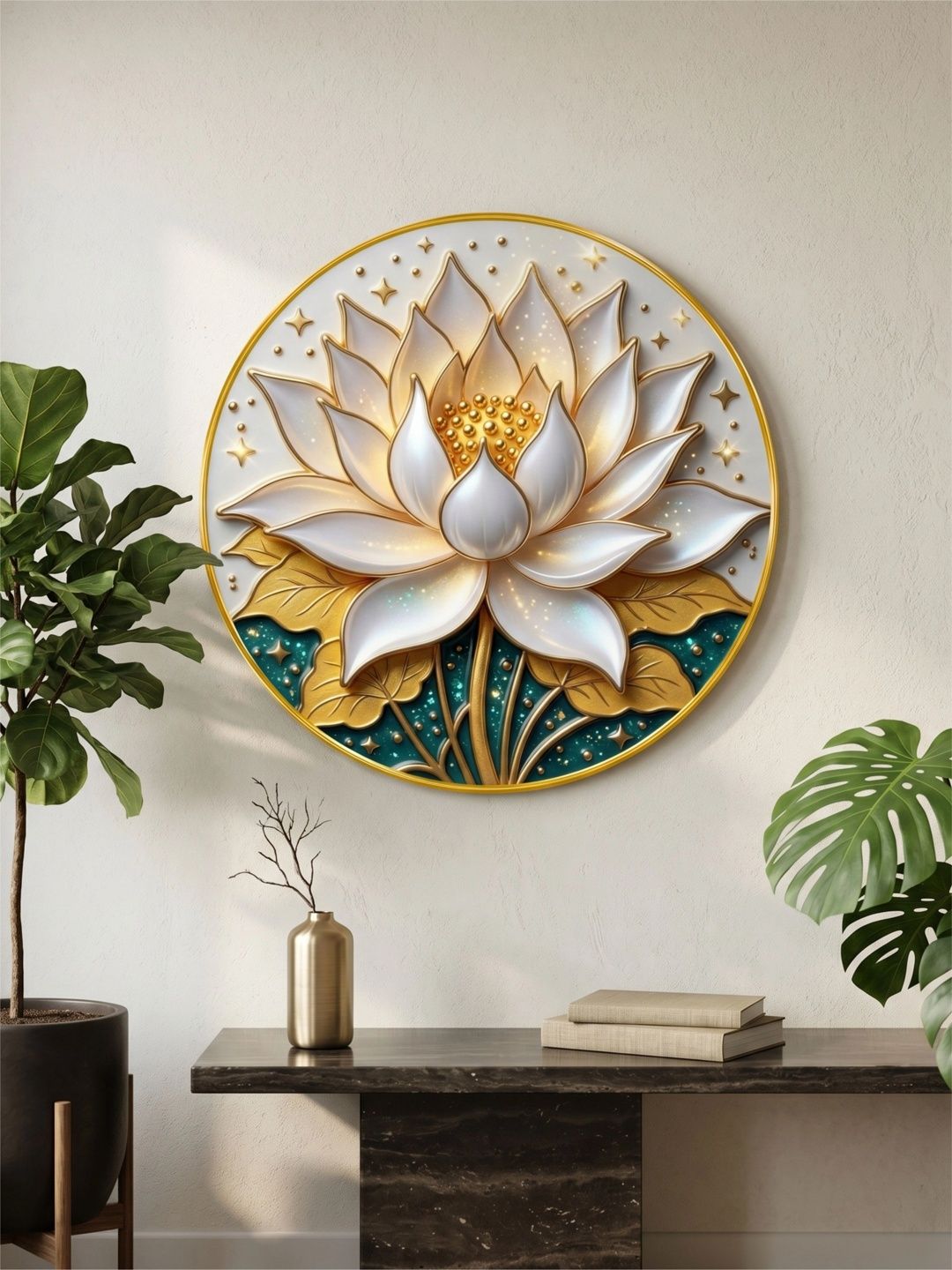 Myntra Elegant Homes Multicoloured MDF Other Wall Paintings Myntra sale