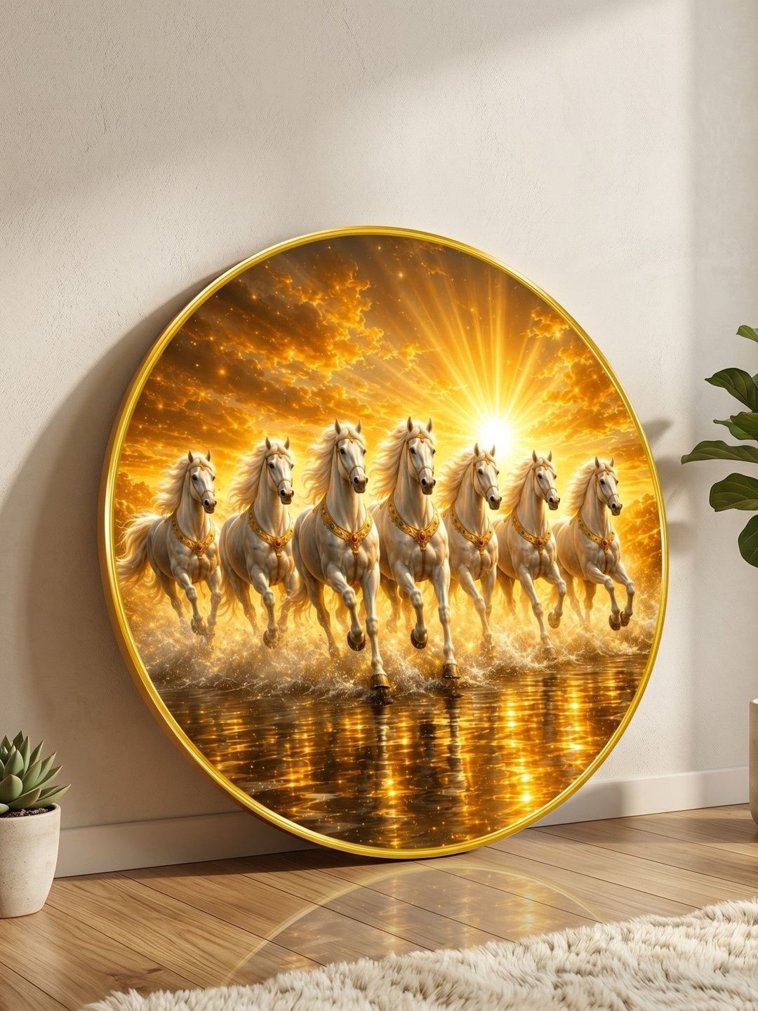 Myntra Elegant Homes Multicoloured MDF Other Wall Paintings Myntra sale